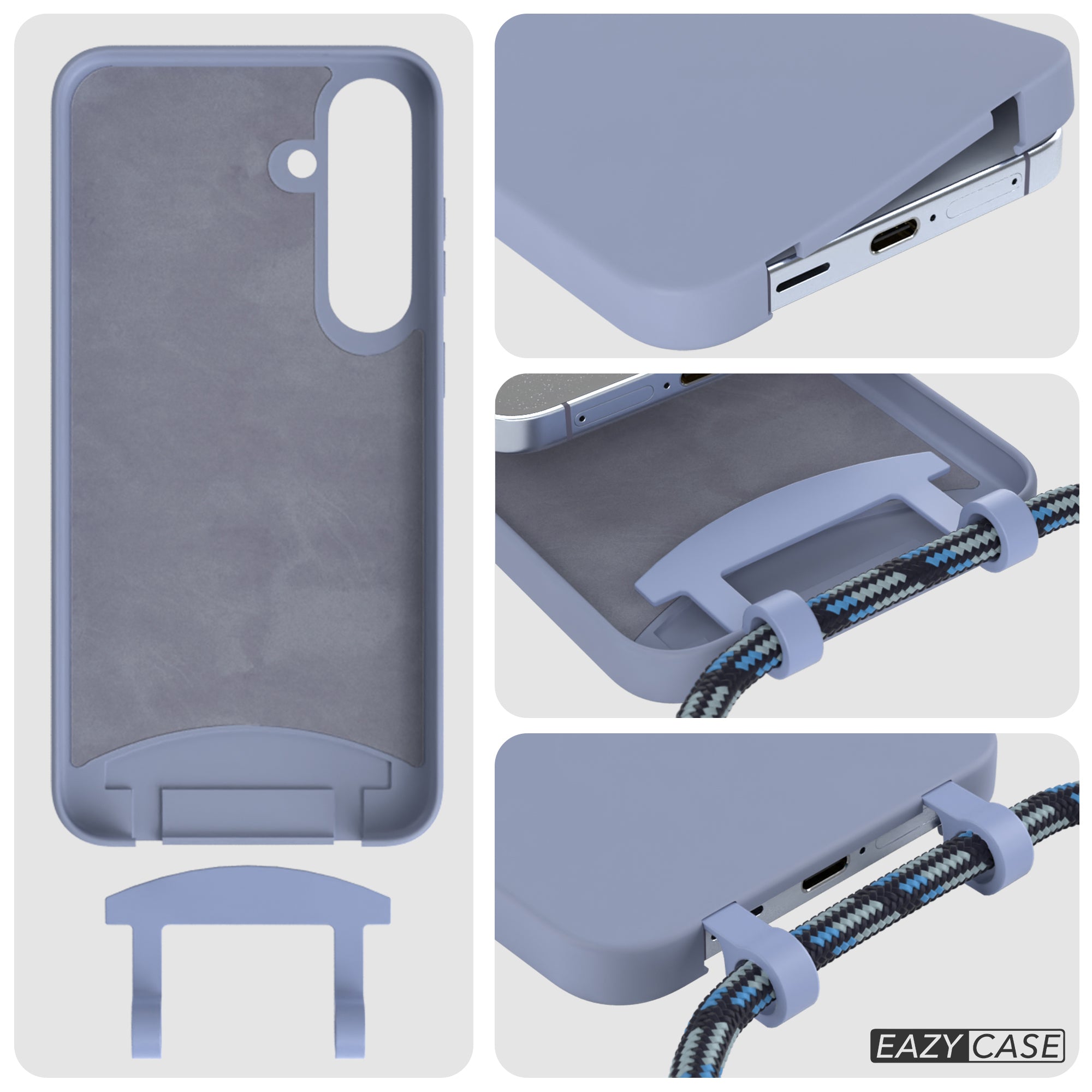 Galaxy S24 Plus 2in1 Hülle mit Kordel