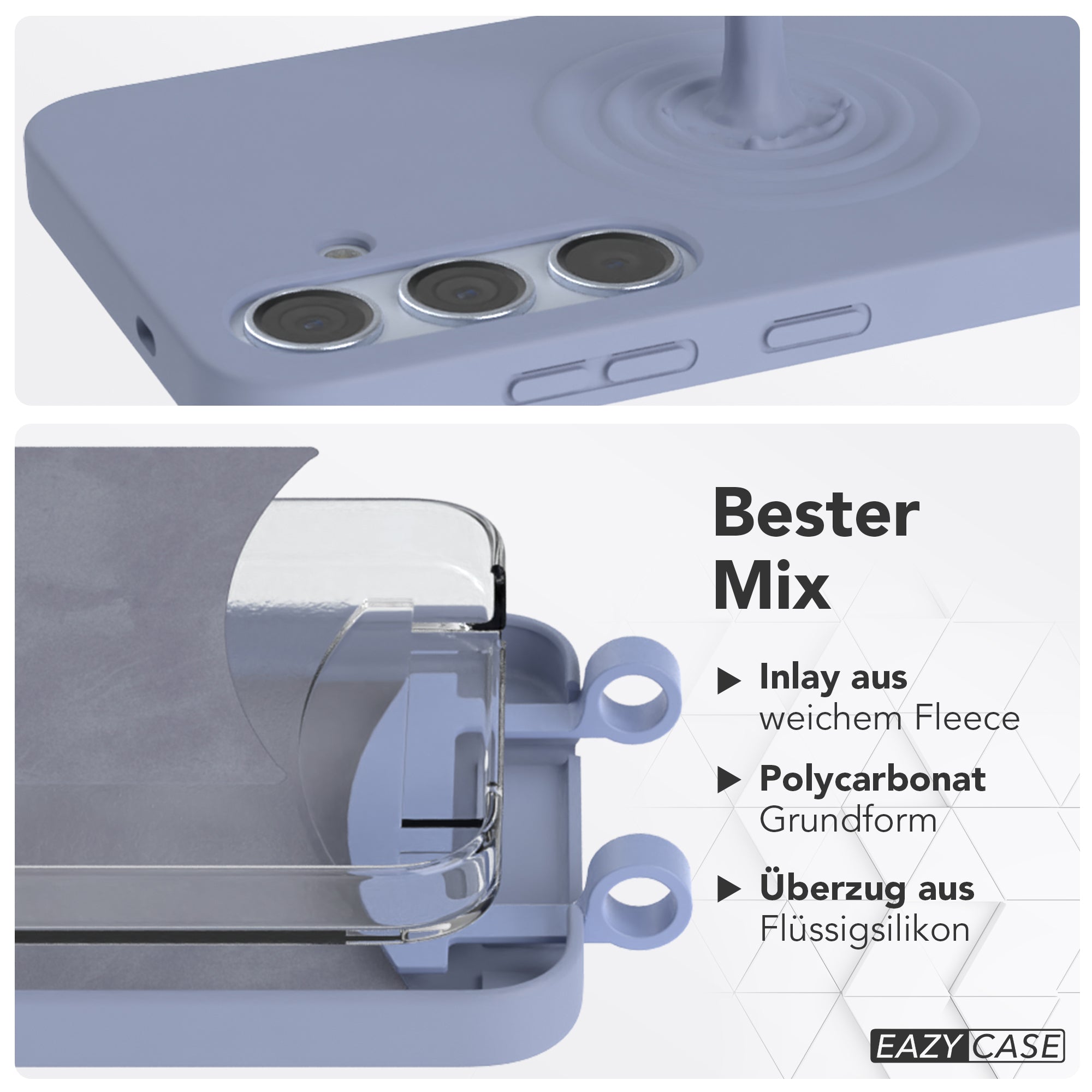 Galaxy S24 Plus 2in1 Hülle mit Kordel