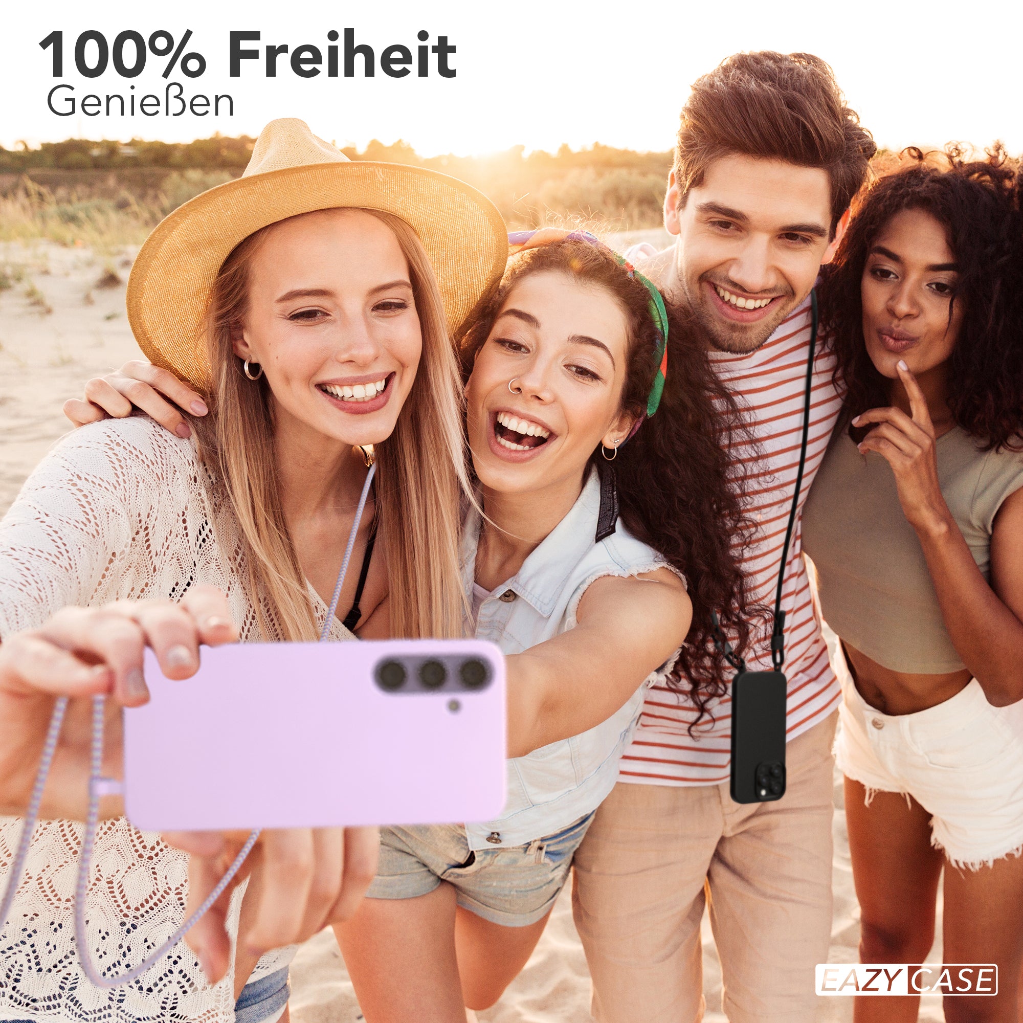 Galaxy S24 Plus 2in1 Hülle mit Kordel