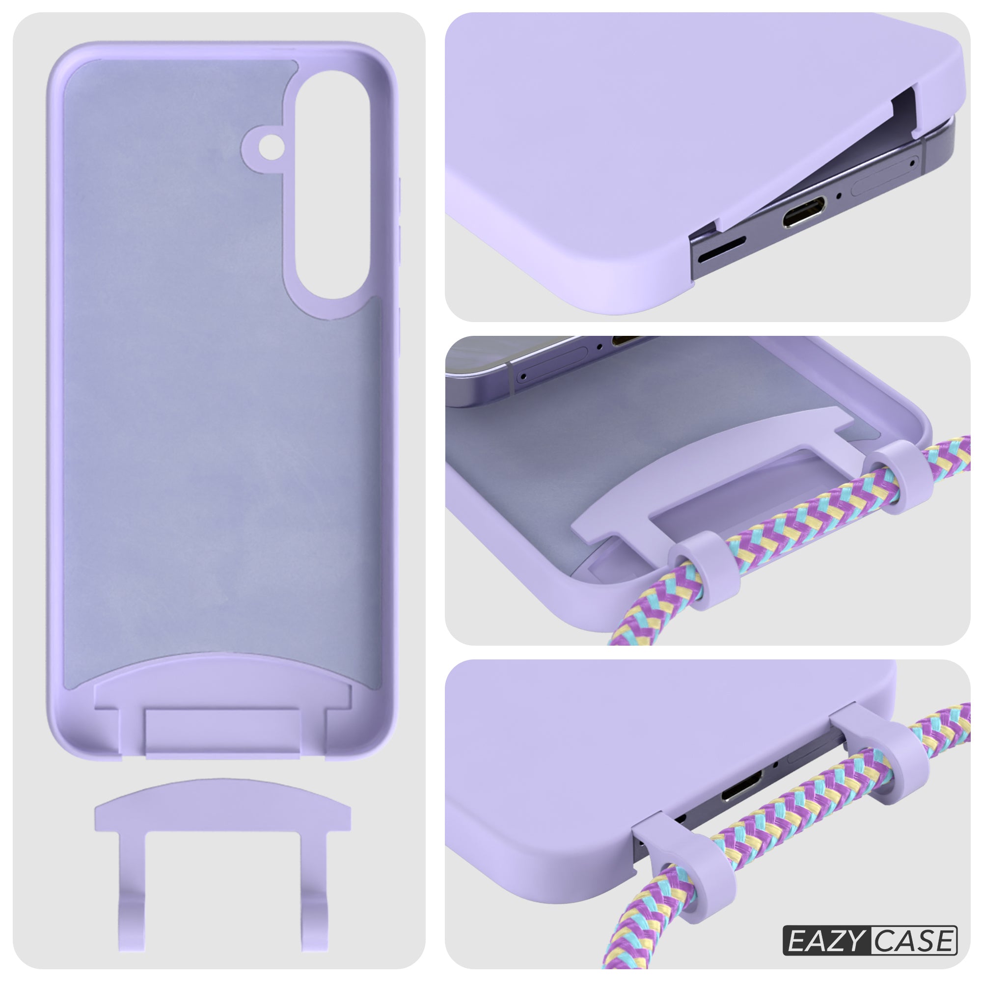 Galaxy S24 Plus 2in1 Hülle mit Kordel