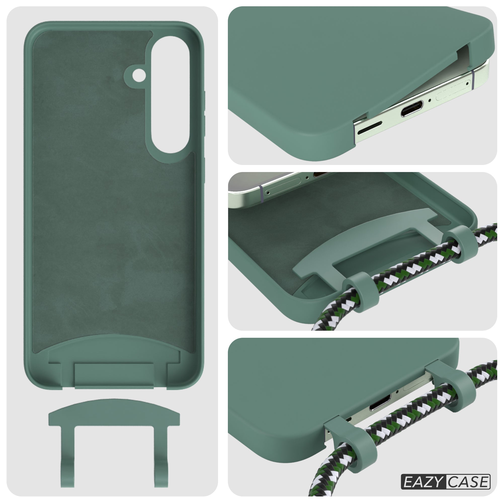 Galaxy S24 Plus 2in1 Hülle mit Kordel