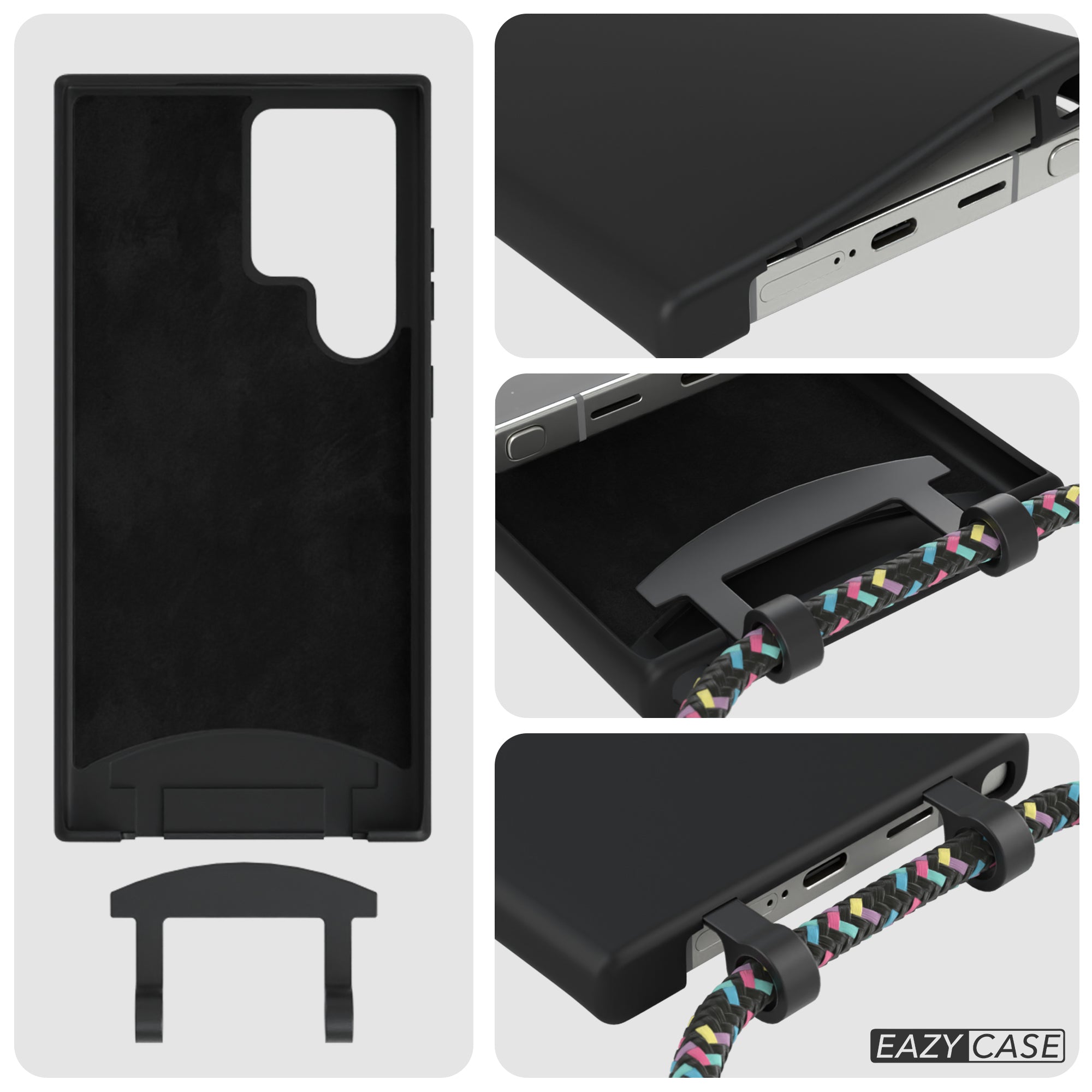 Galaxy S24 Ultra 2in1 Hülle mit Kordel