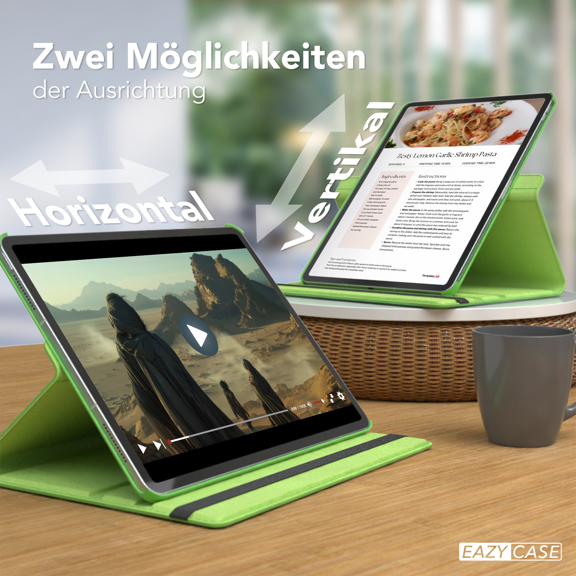 iPad Air 13" (2024) drehbare Hülle