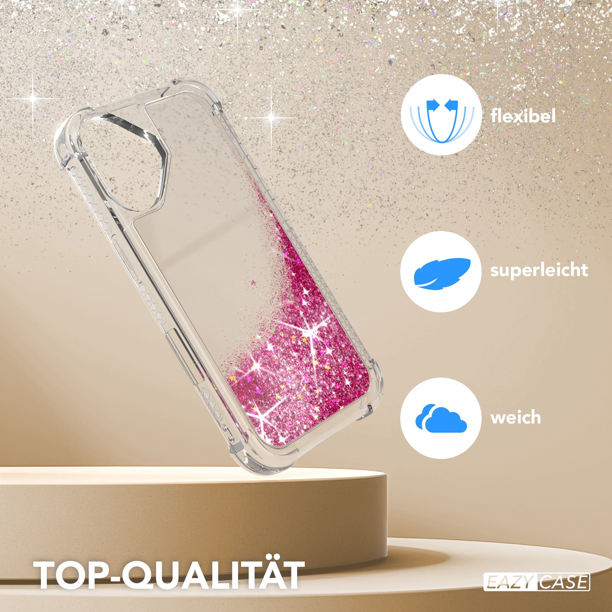 iPhone 16 Glitzerhülle