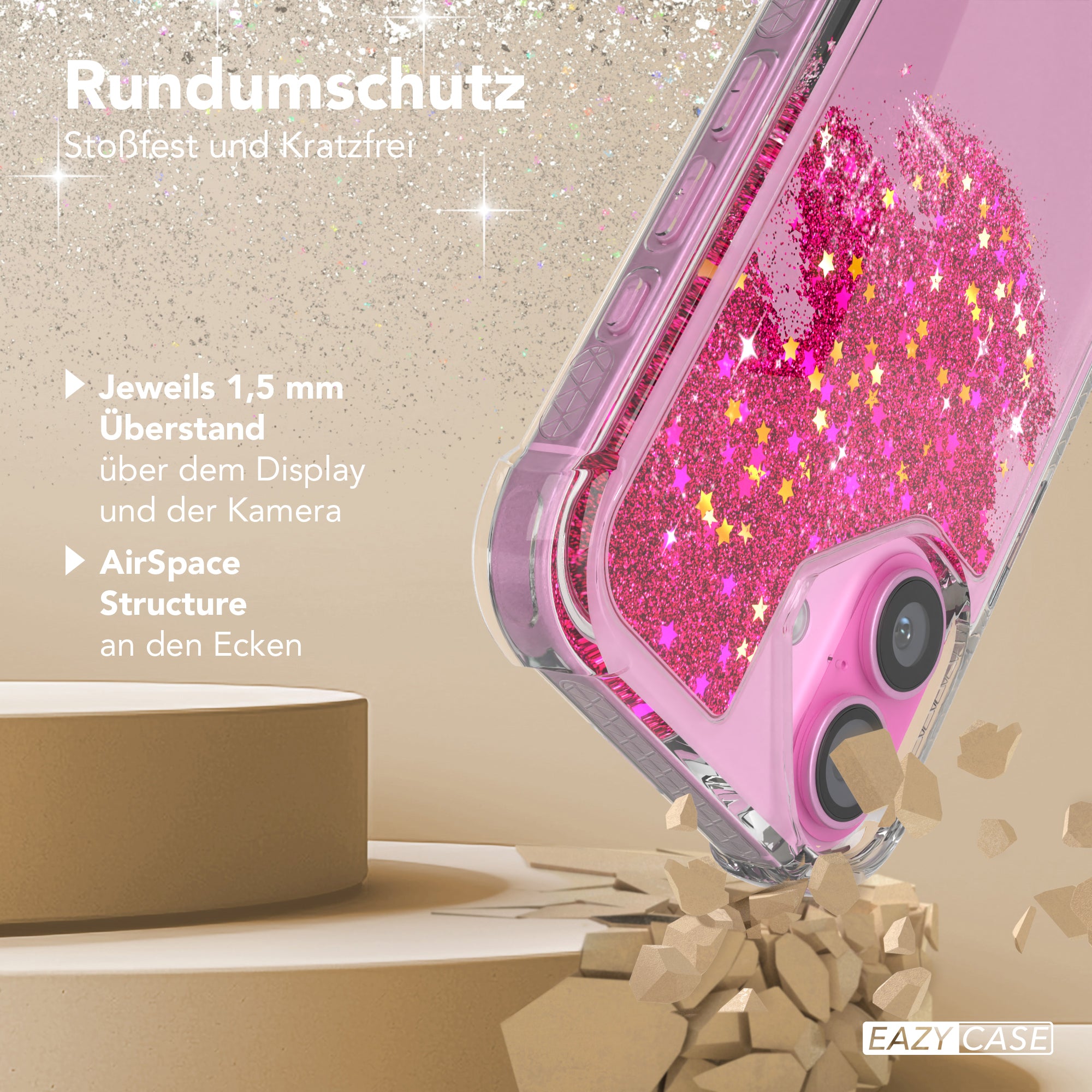 iPhone 16 Glitzerhülle