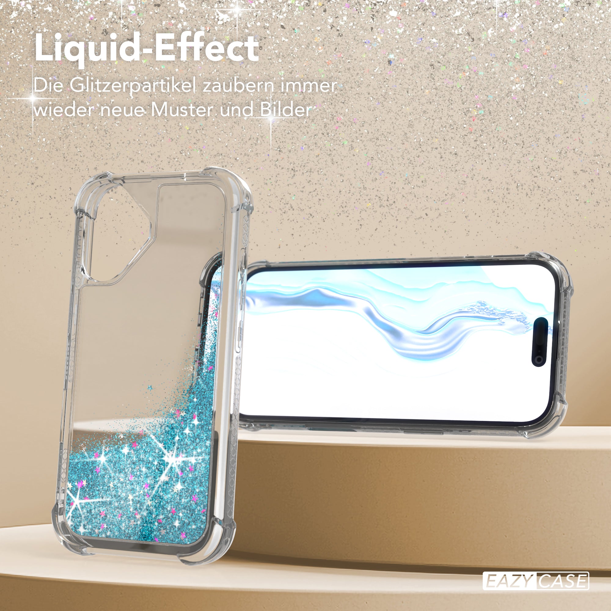 iPhone 16 Glitzerhülle