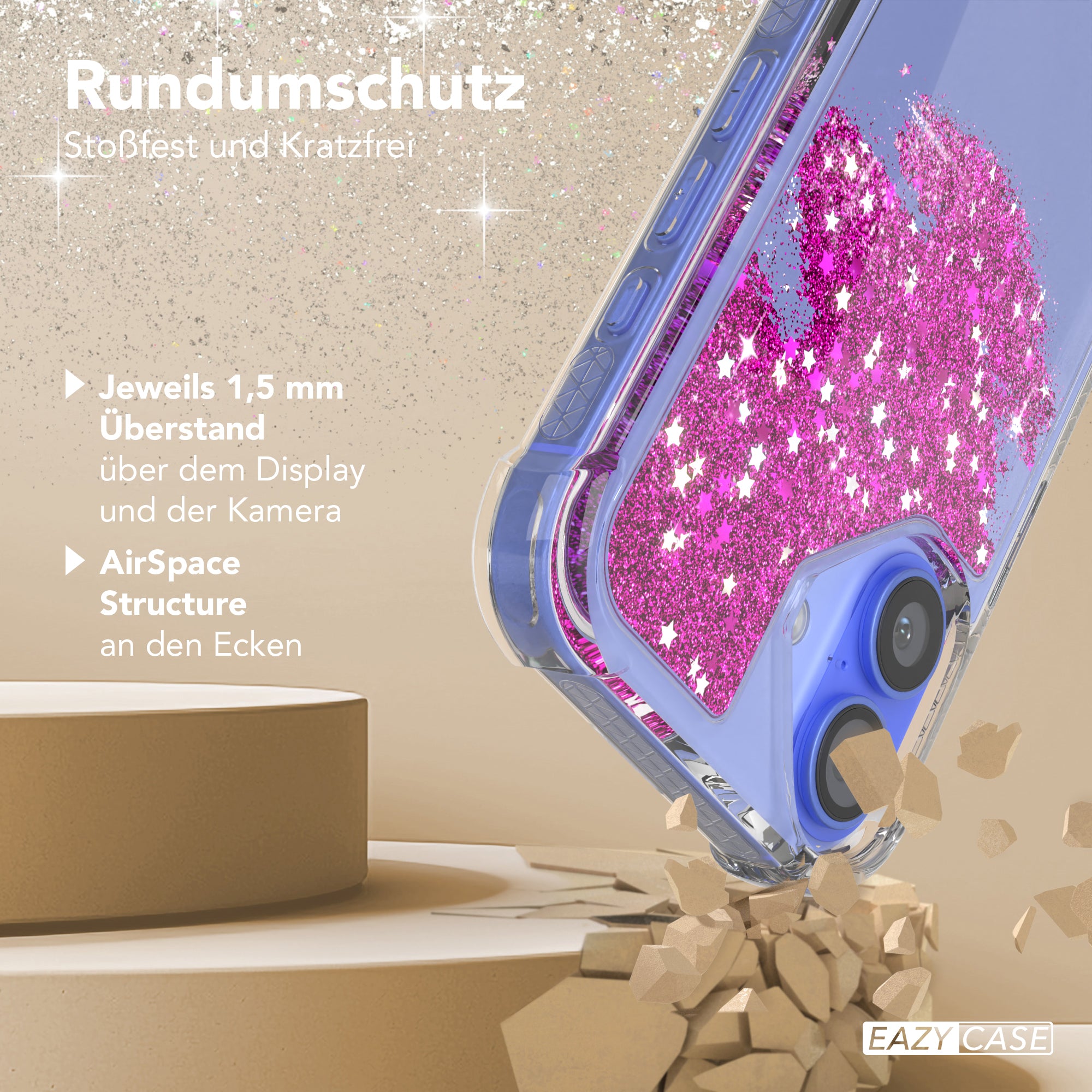 iPhone 16 Glitzerhülle