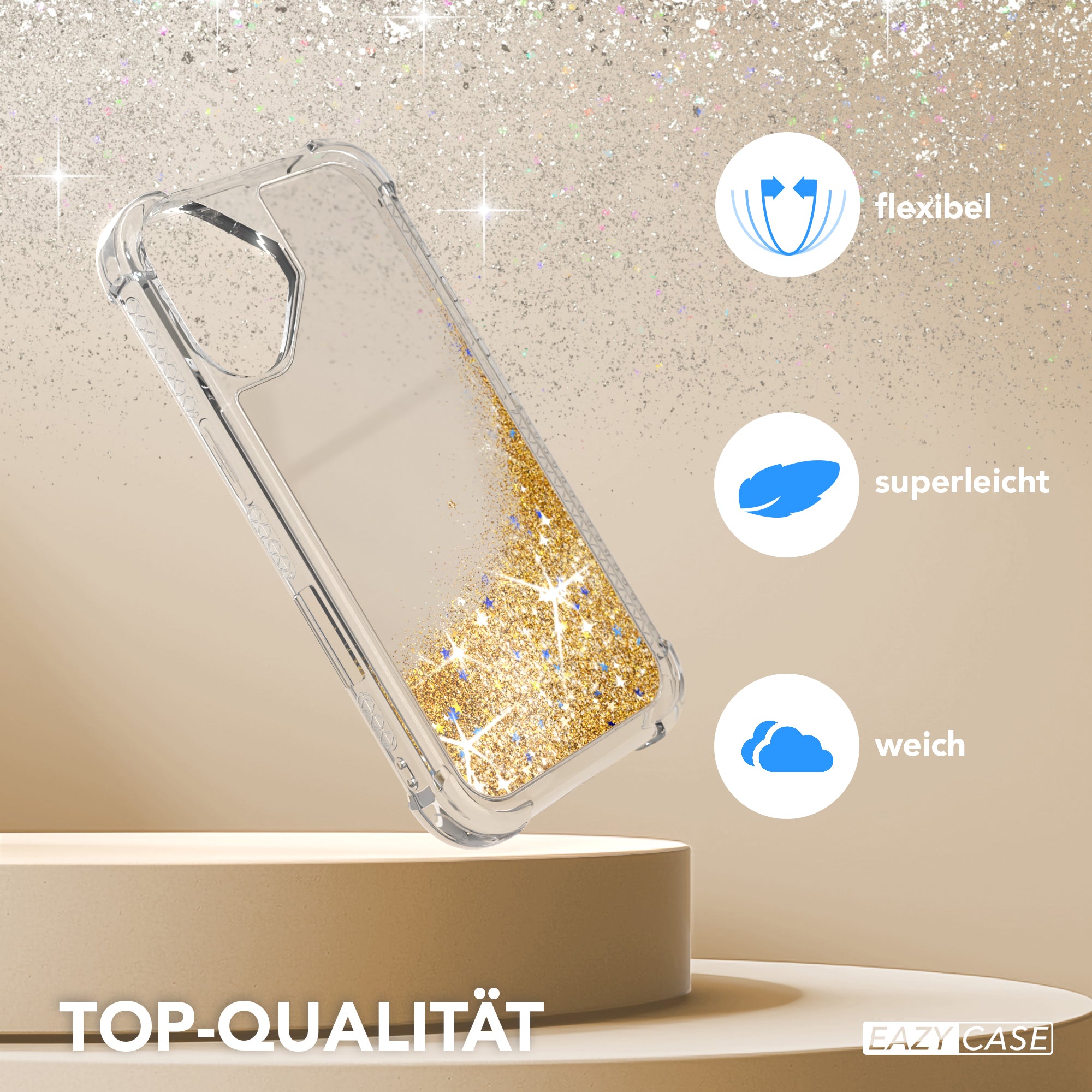 iPhone 16 Glitzerhülle