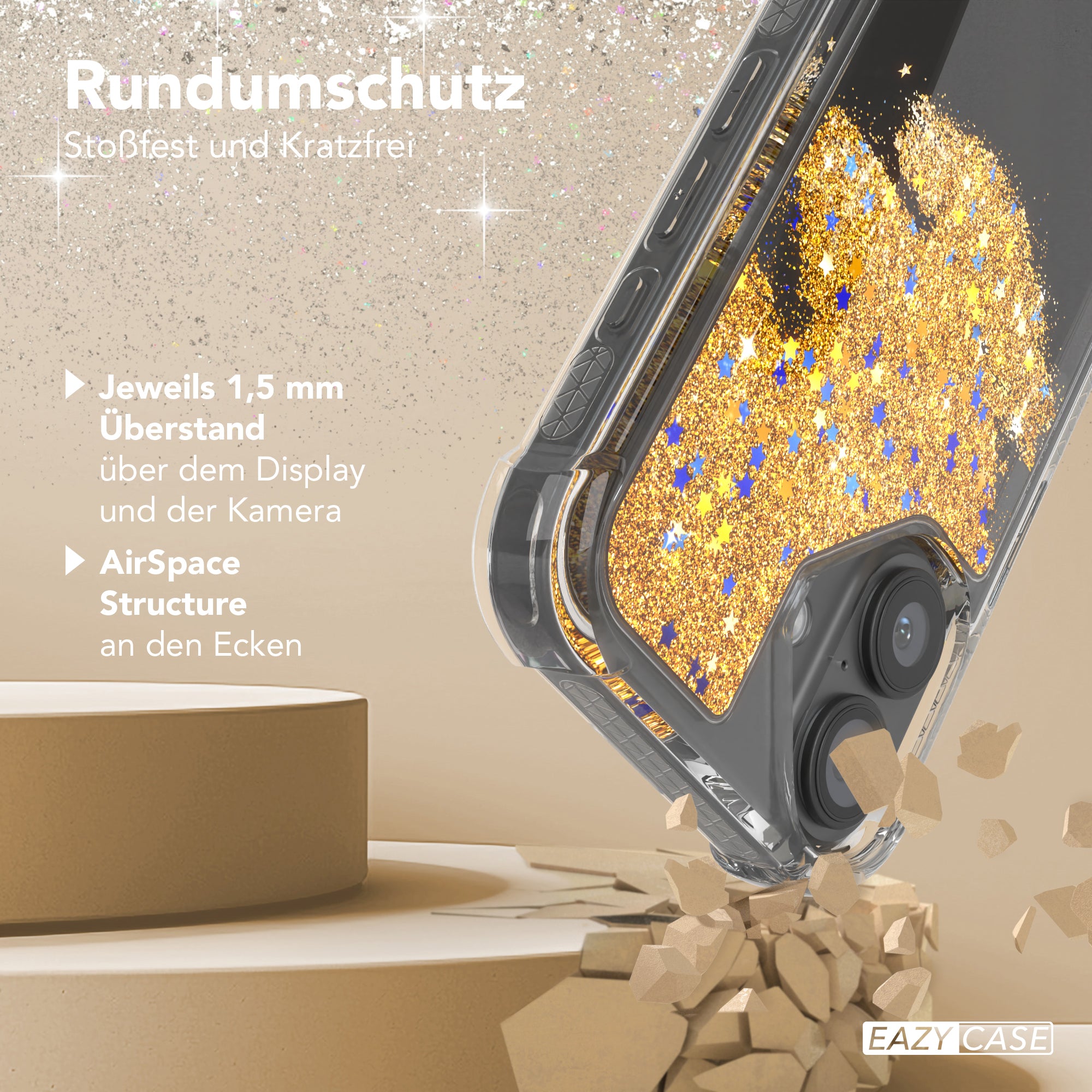 iPhone 16 Glitzerhülle
