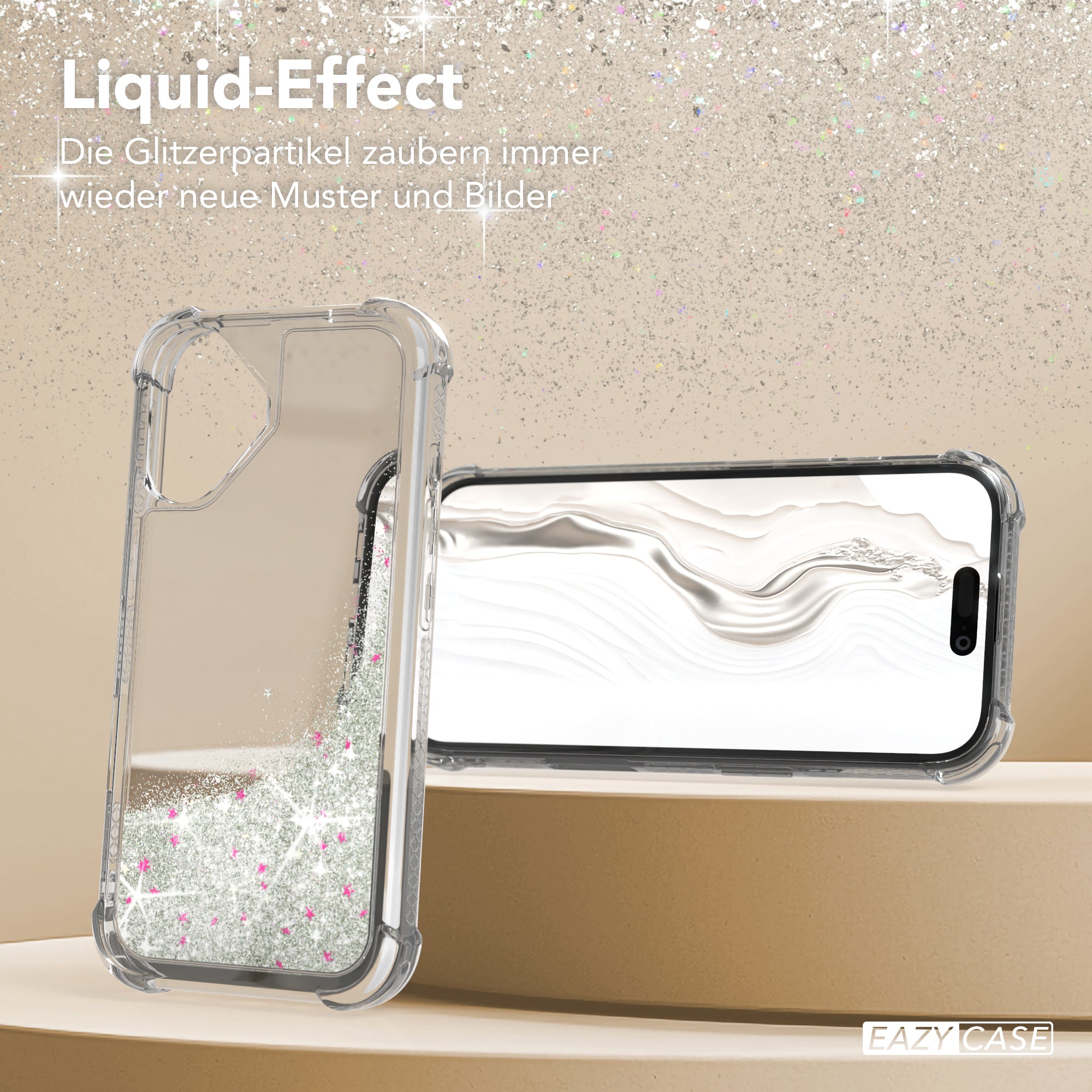 iPhone 16 Glitzerhülle