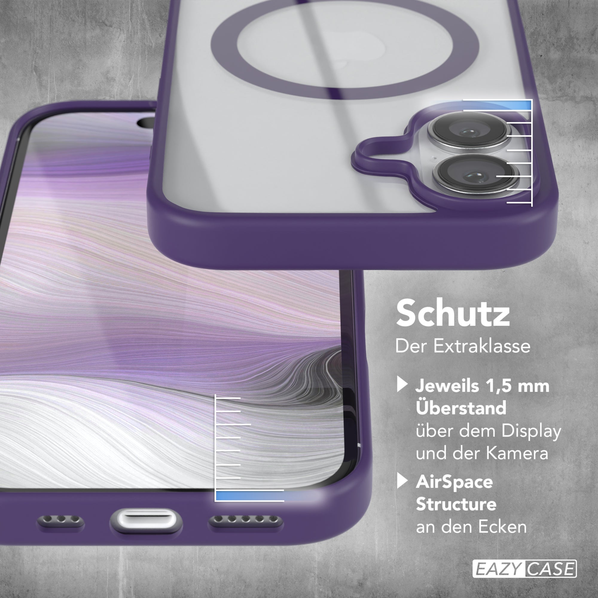 iPhone 16 transparente Hülle mit MagSafe