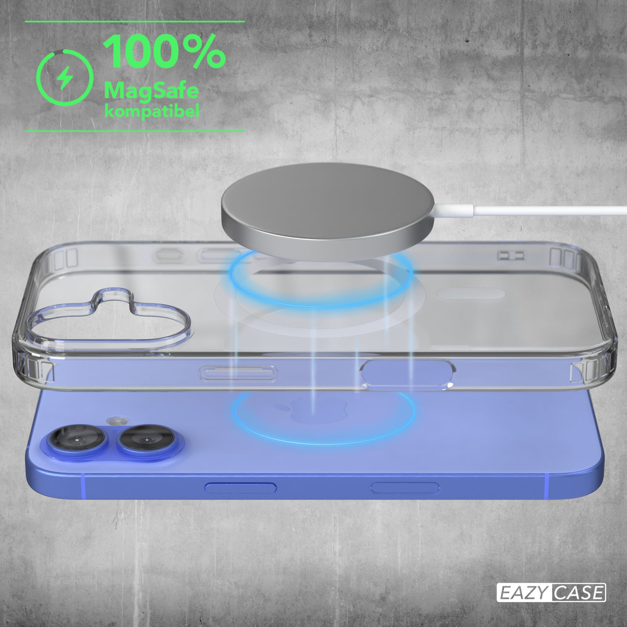 iPhone 16 transparente Hülle mit MagSafe
