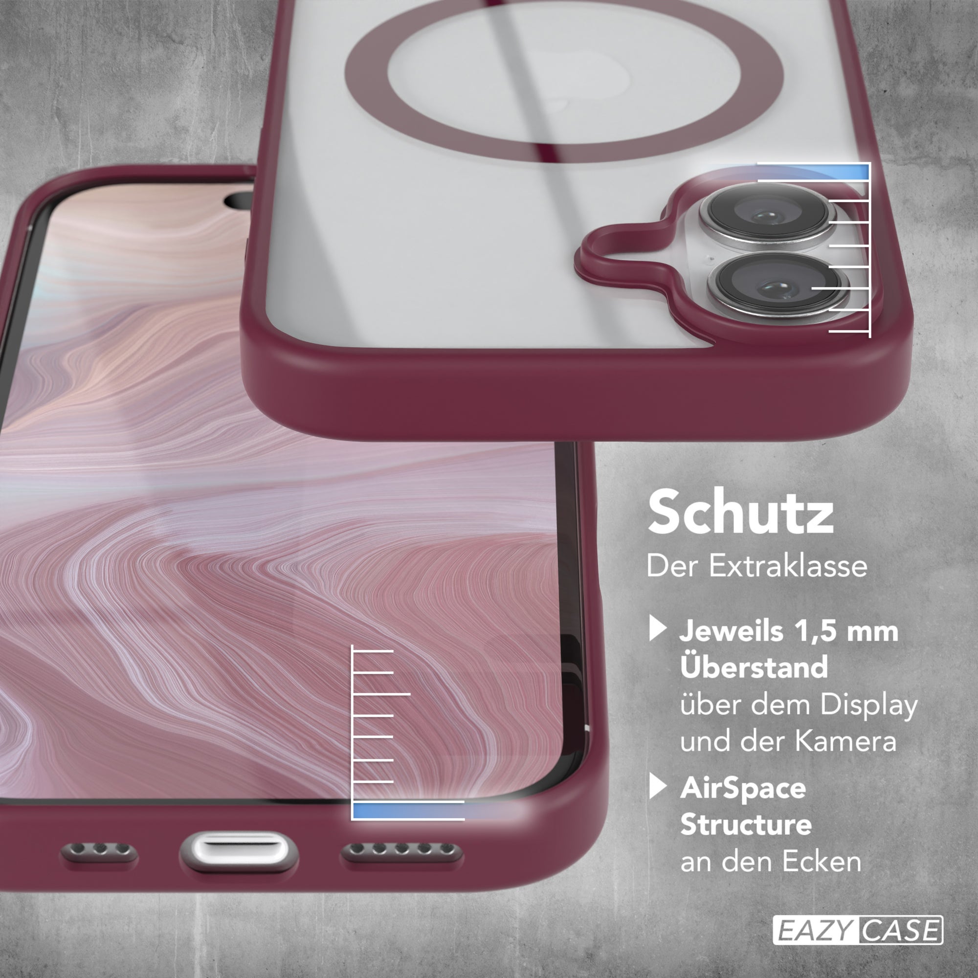 iPhone 16 transparente Hülle mit MagSafe
