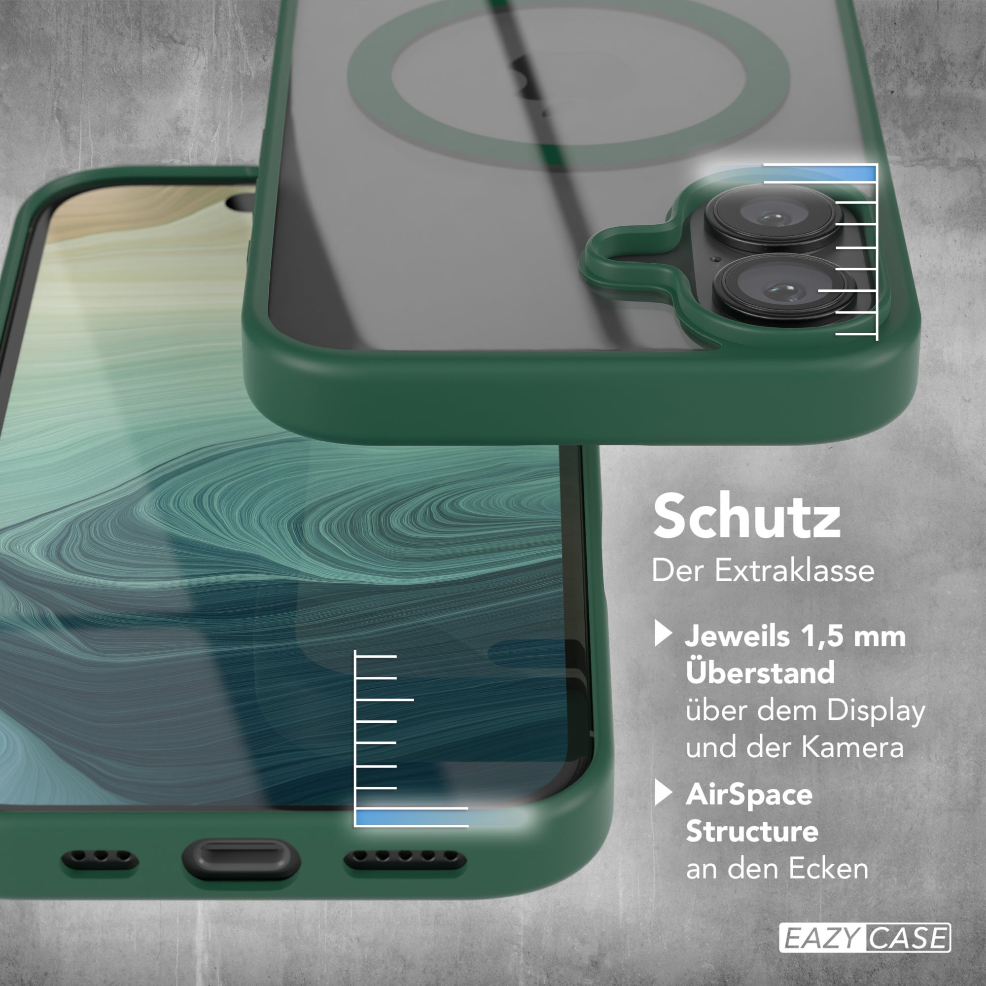 iPhone 16 transparente Hülle mit MagSafe