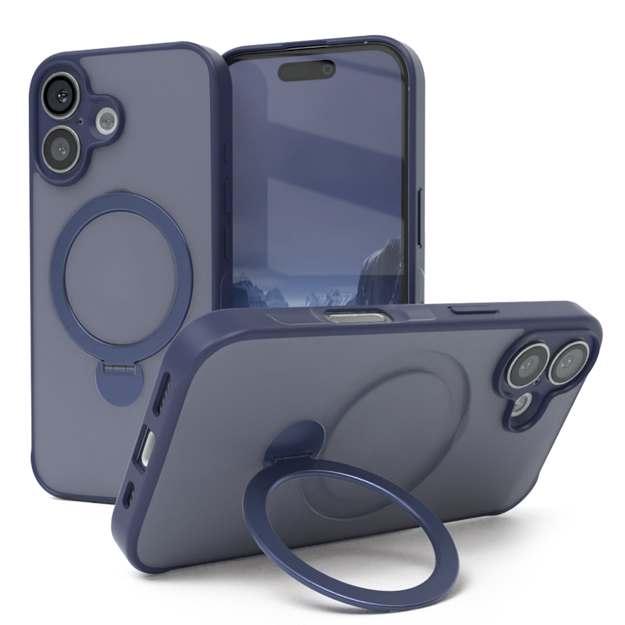 iPhone 16 Outdoor Hülle + drehbarer Ring mit MagSafe