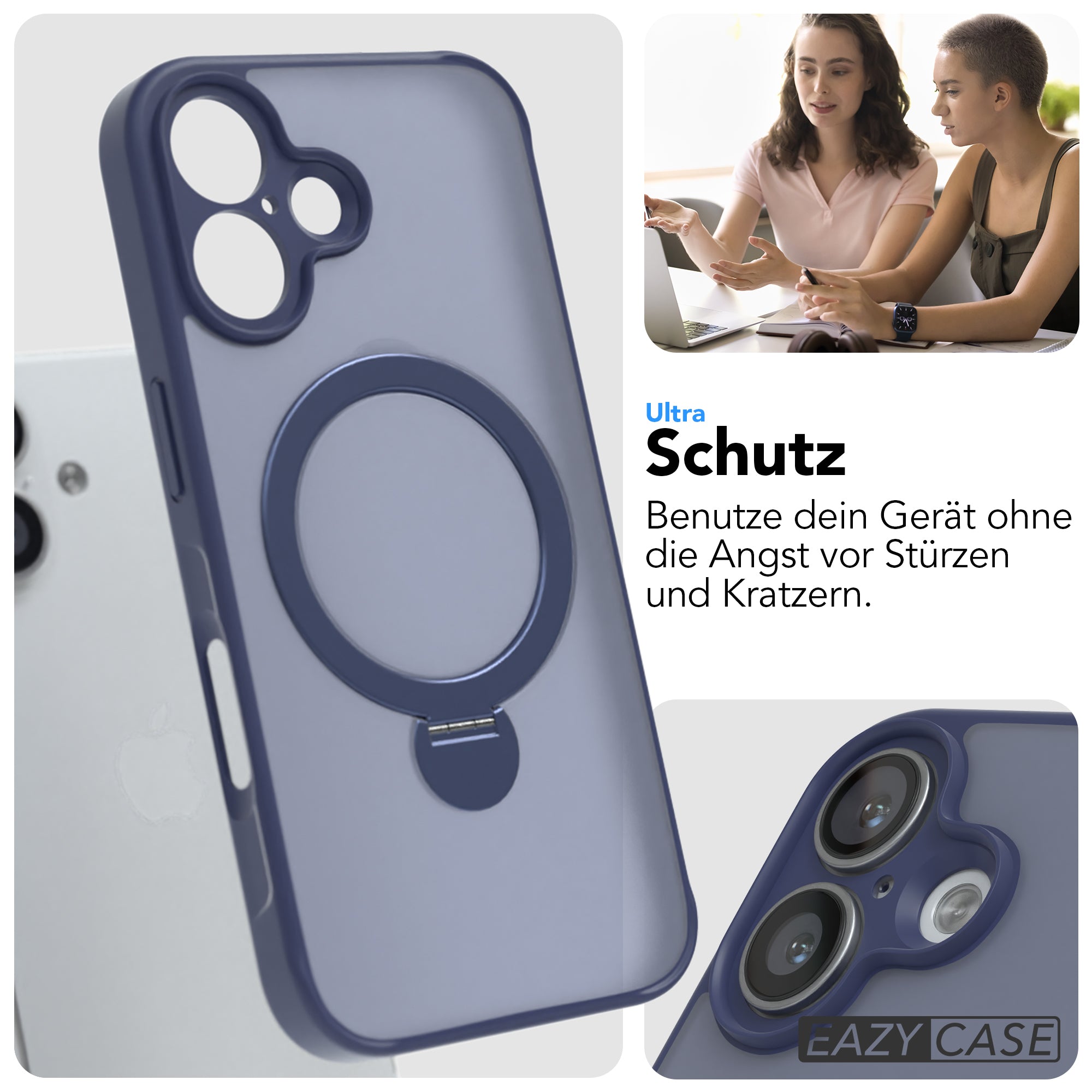 iPhone 16 Outdoor Hülle + drehbarer Ring mit MagSafe