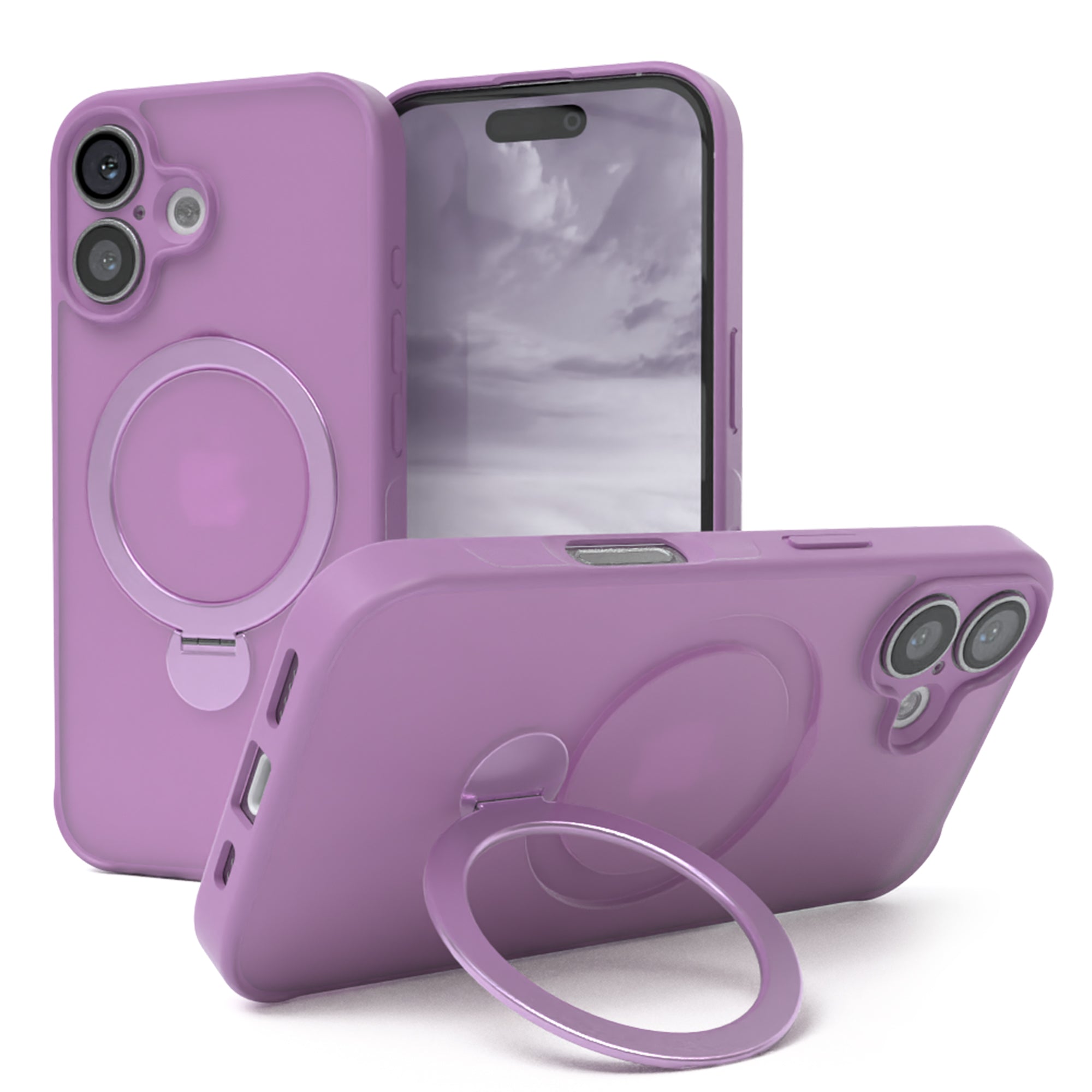 iPhone 16 Outdoor Hülle + drehbarer Ring mit MagSafe