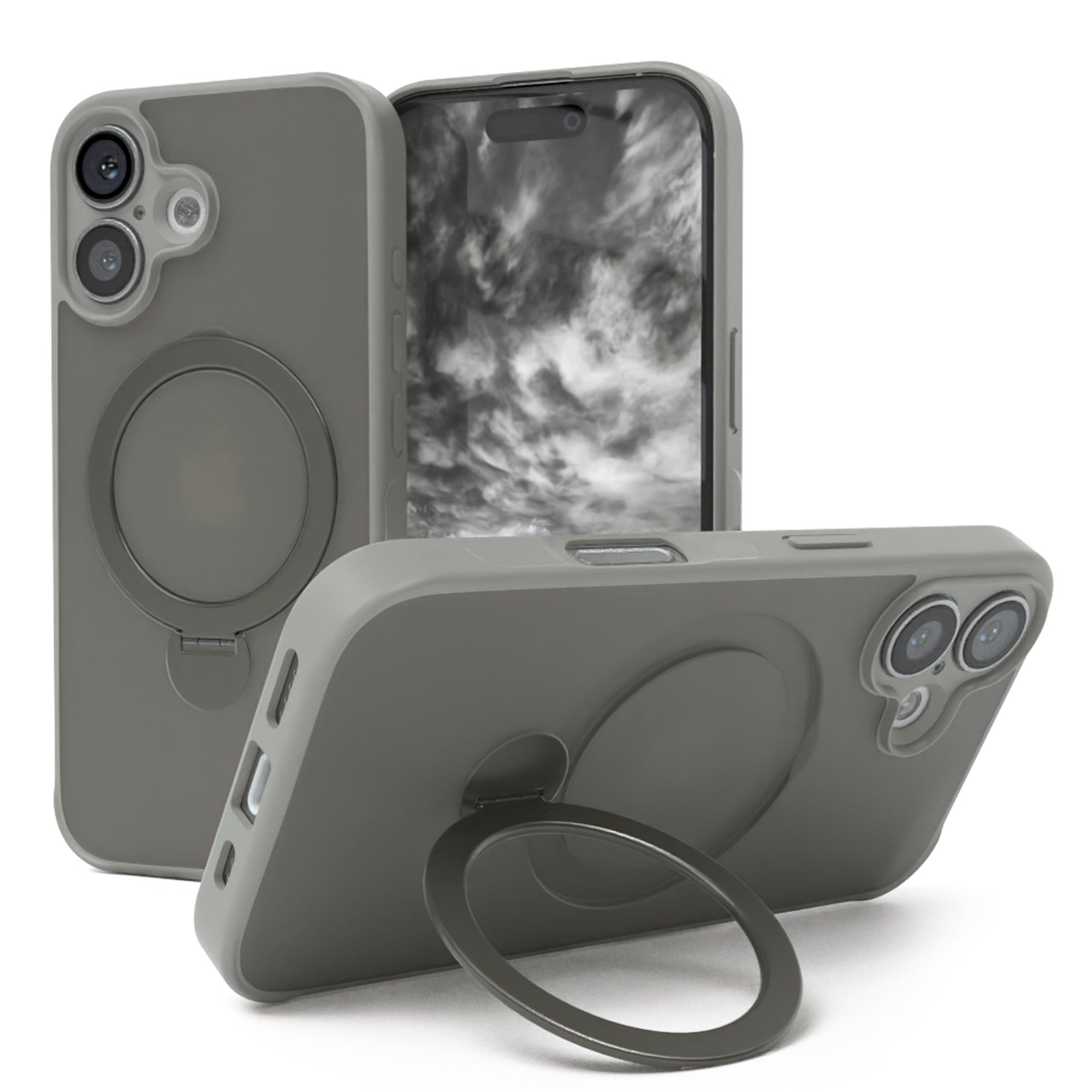 iPhone 16 Outdoor Hülle + drehbarer Ring mit MagSafe