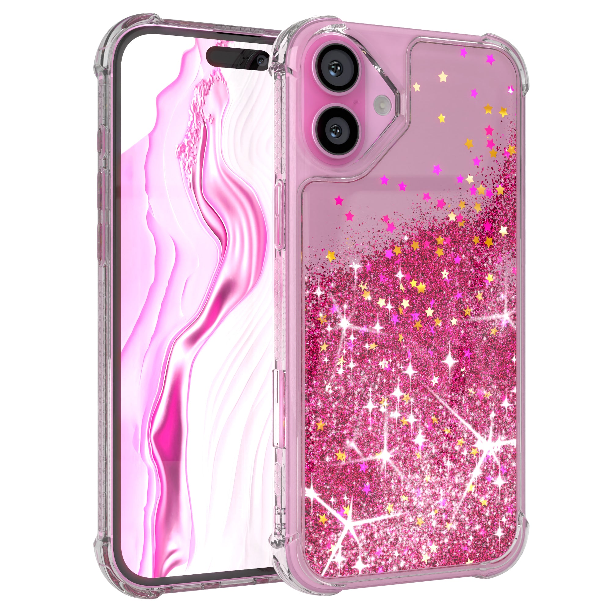 iPhone 16 Plus Glitzerhülle