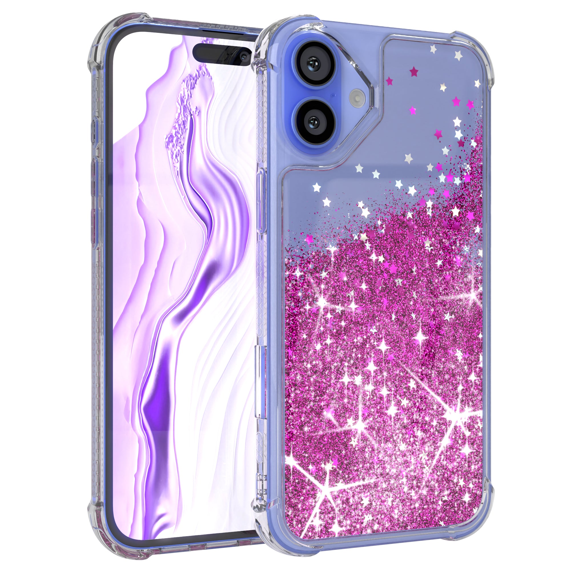 iPhone 16 Plus Glitzerhülle