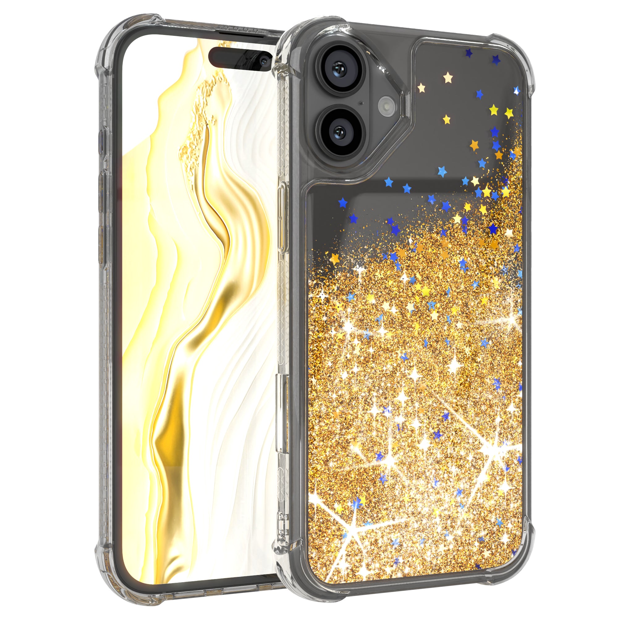 iPhone 16 Plus Glitzerhülle