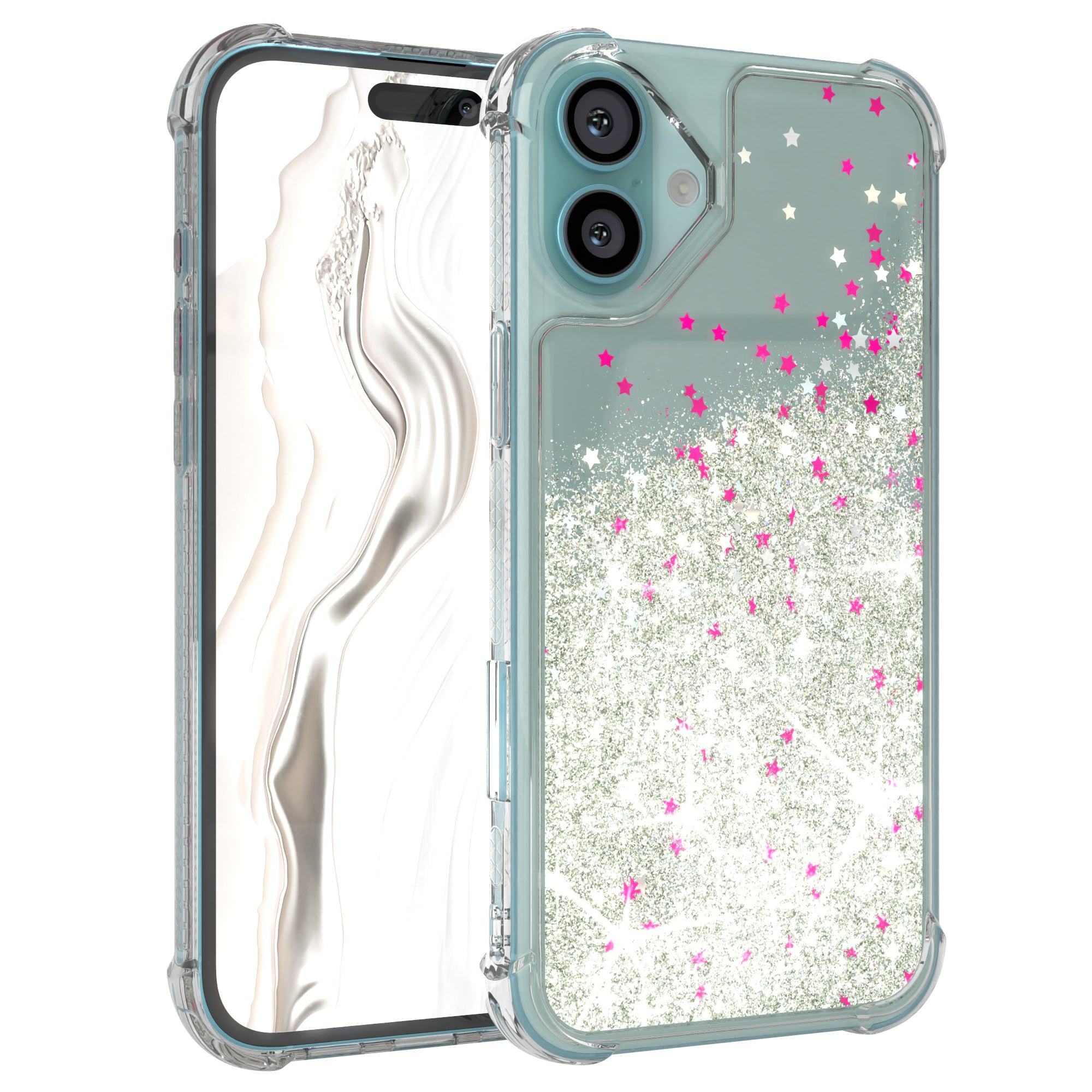 iPhone 16 Plus Glitzerhülle