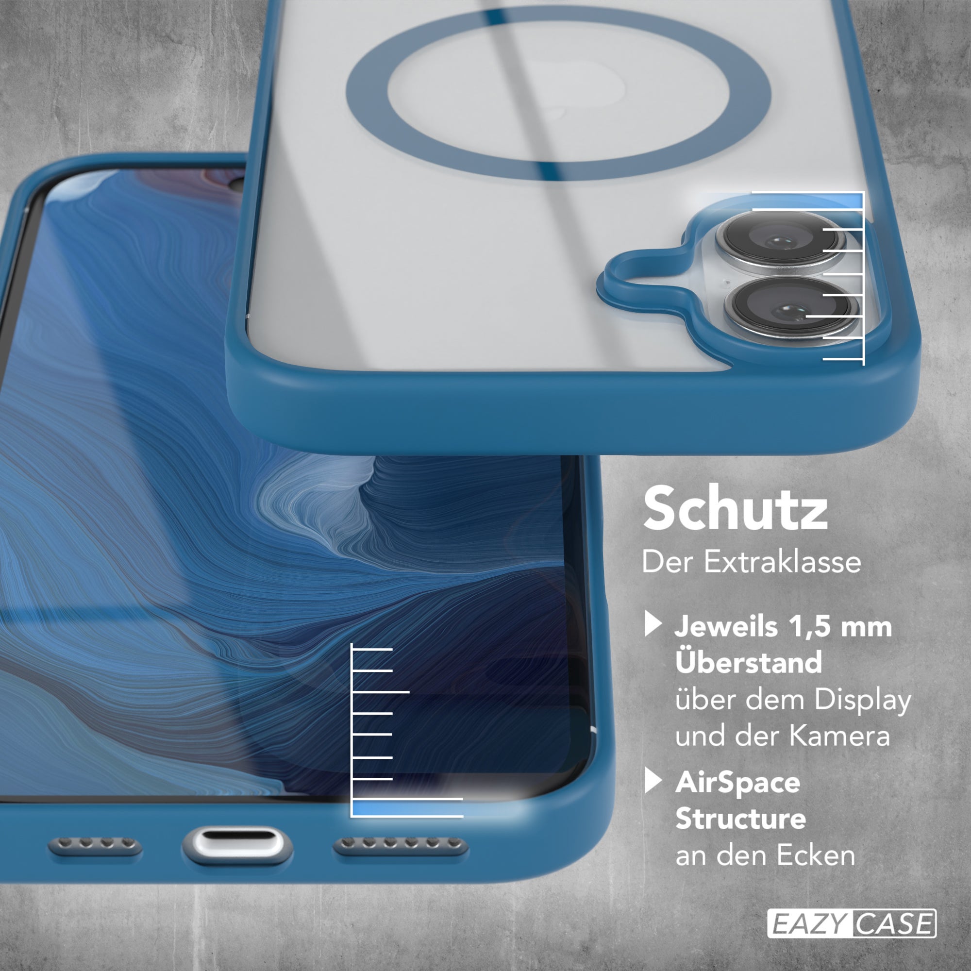 iPhone 16 Plus transparente Hülle mit MagSafe