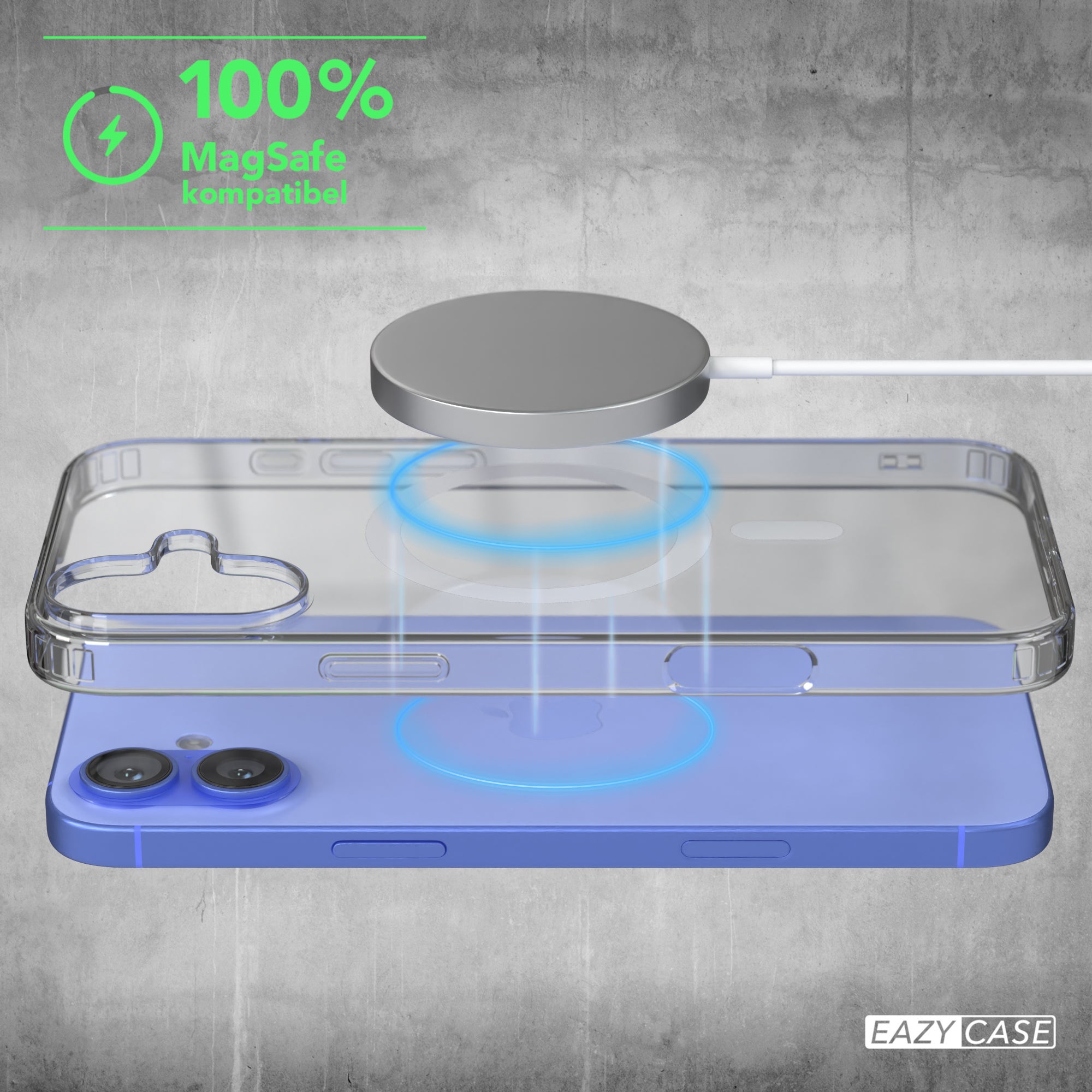 iPhone 16 Plus transparente Hülle mit MagSafe