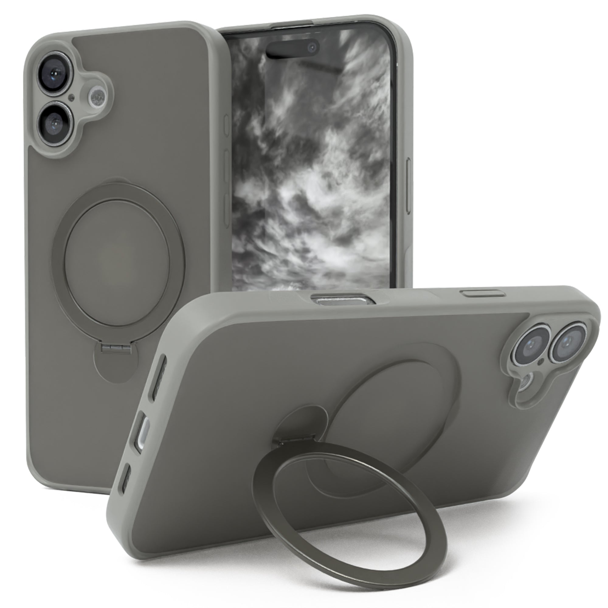 iPhone 16 Plus Outdoor Hülle + drehbarer Ring mit MagSafe