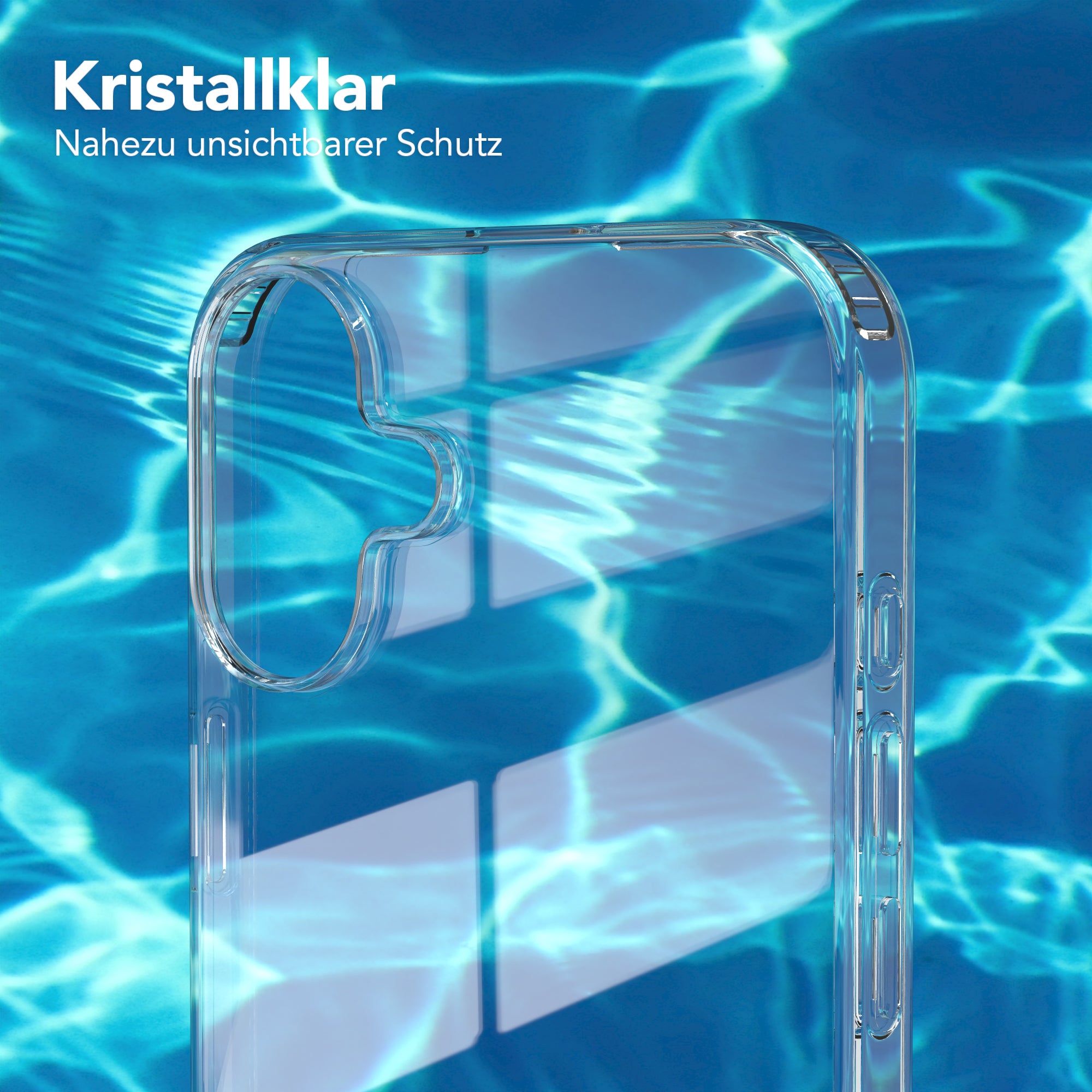 iPhone 16 Serie Silikonhülle Transparent