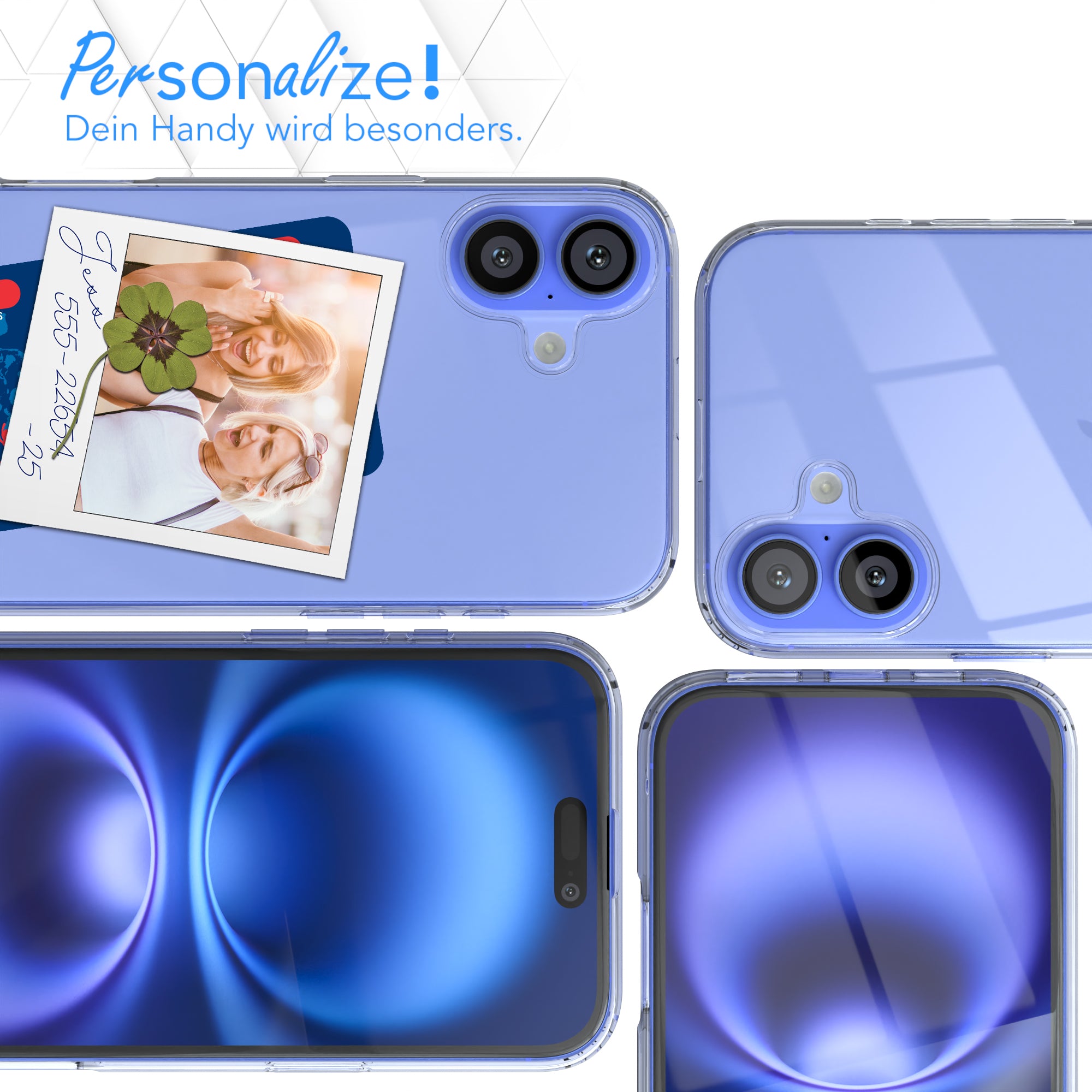 iPhone 16 Serie Silikonhülle Transparent