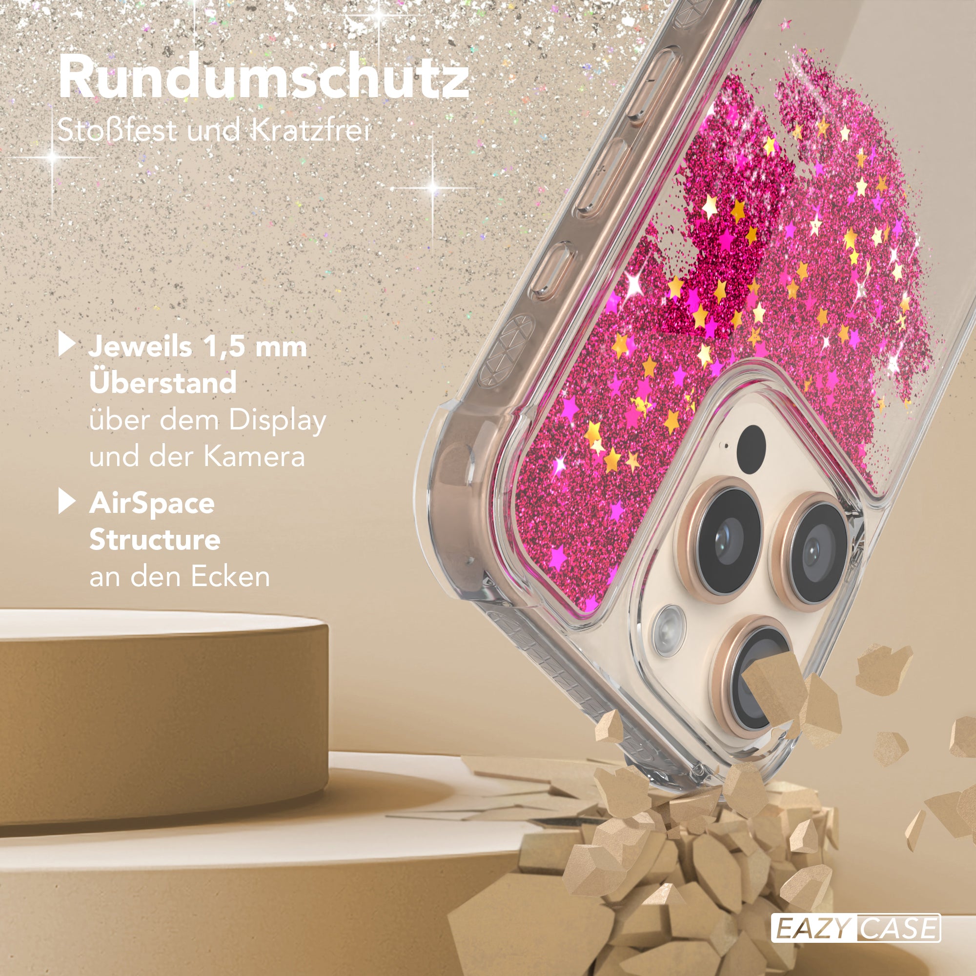 iPhone 16 Pro Glitzerhülle