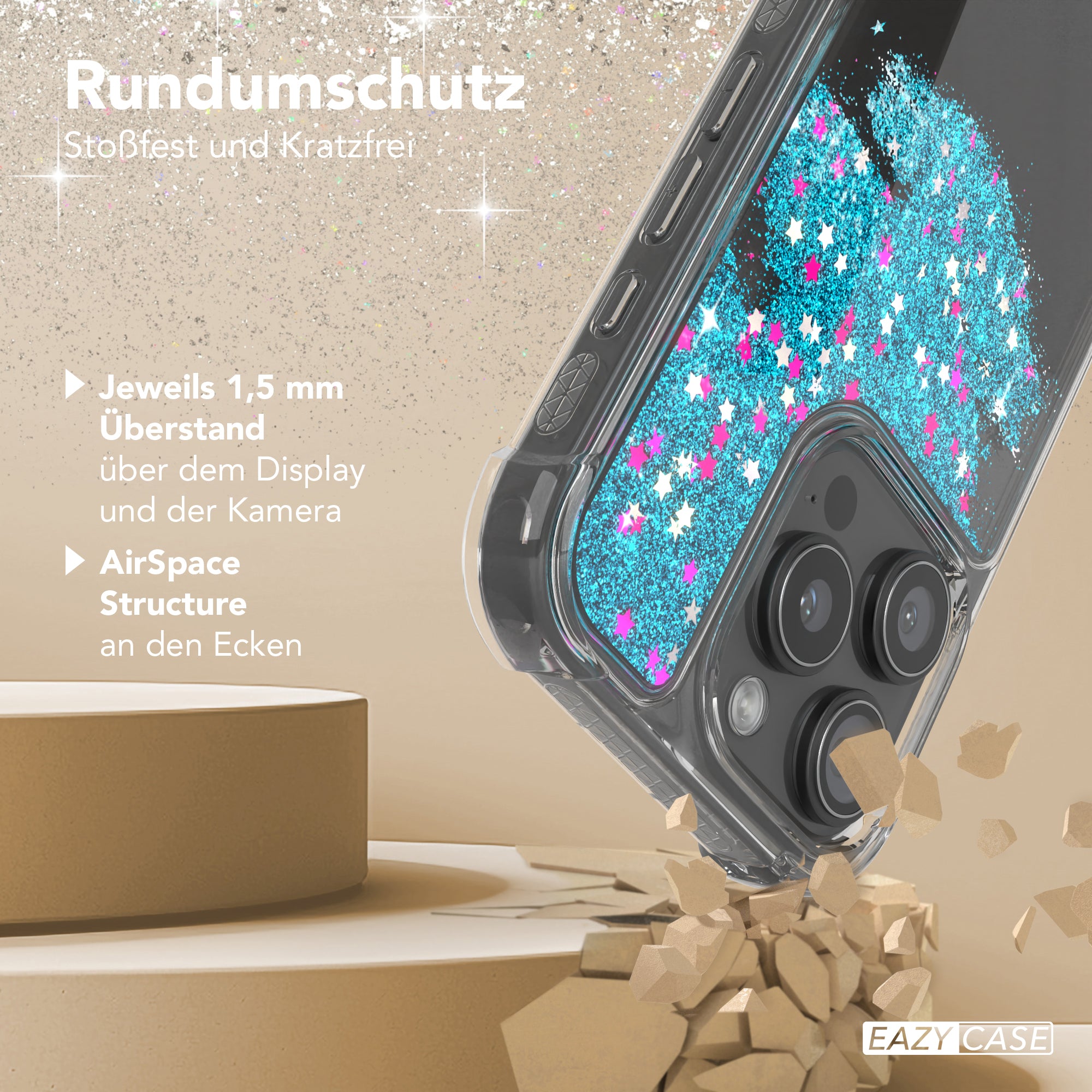 iPhone 16 Pro Glitzerhülle