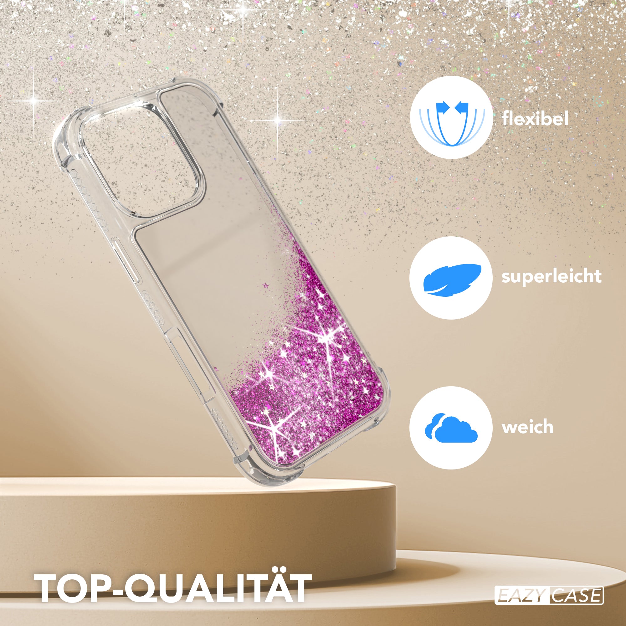 iPhone 16 Pro Glitzerhülle