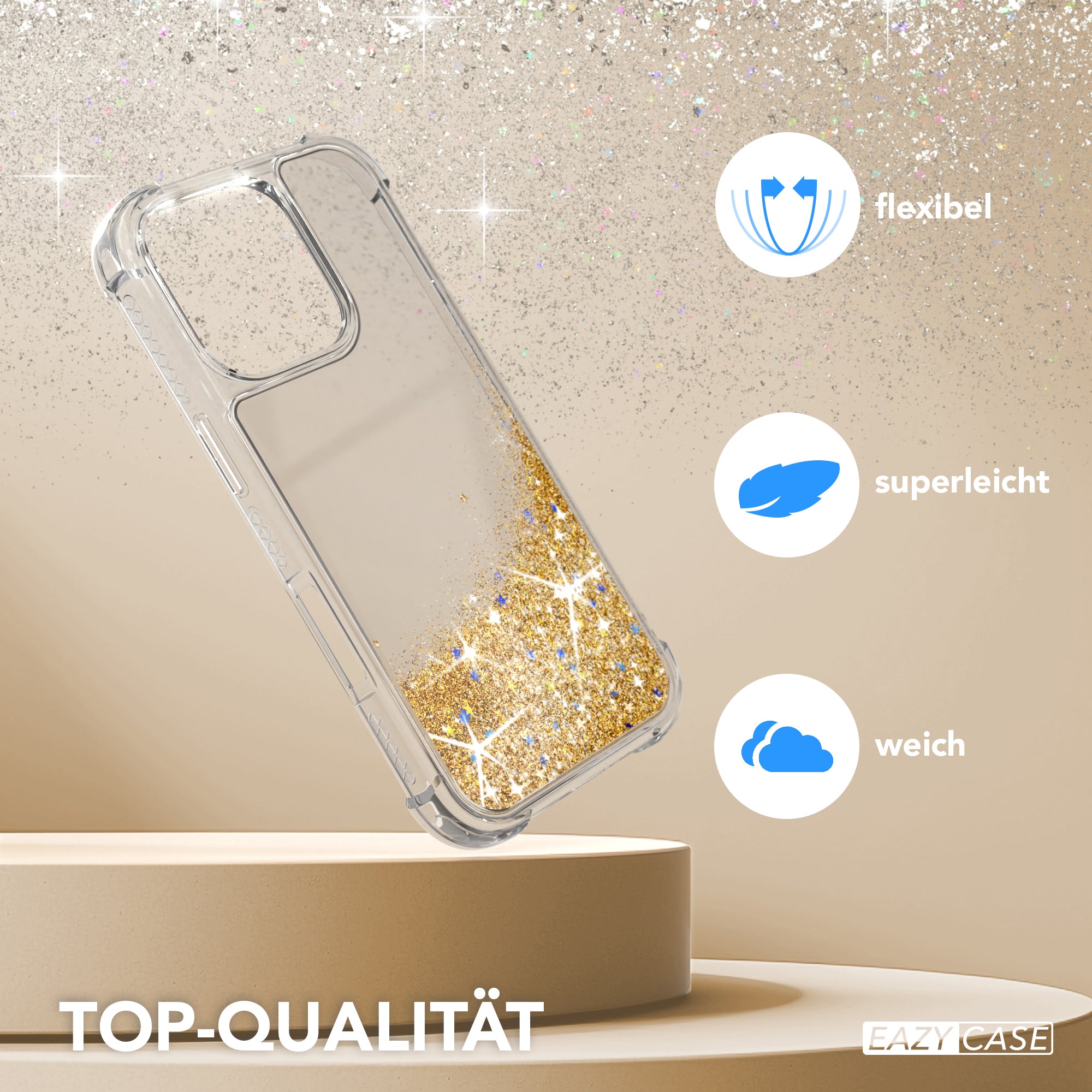 iPhone 16 Pro Glitzerhülle