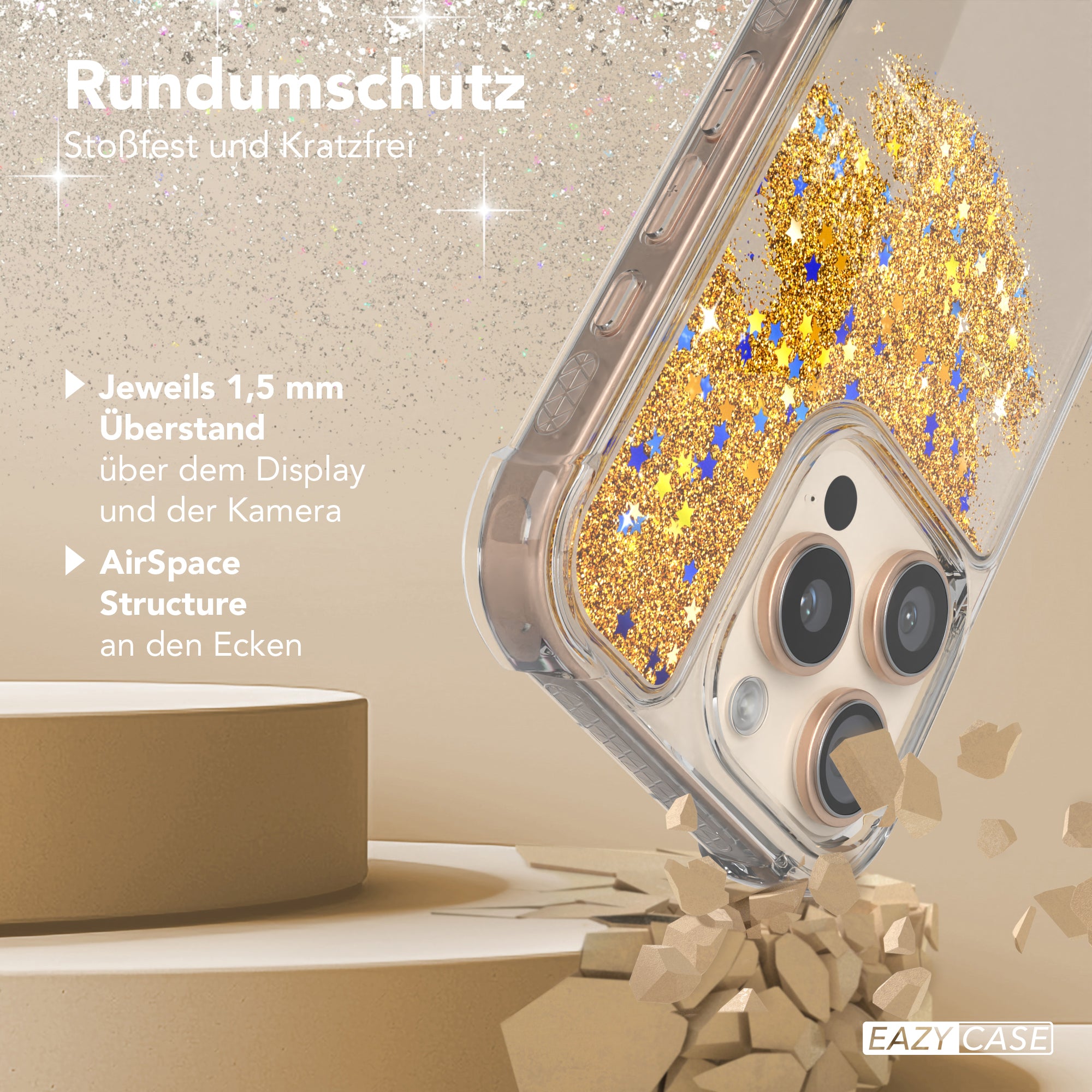 iPhone 16 Pro Glitzerhülle