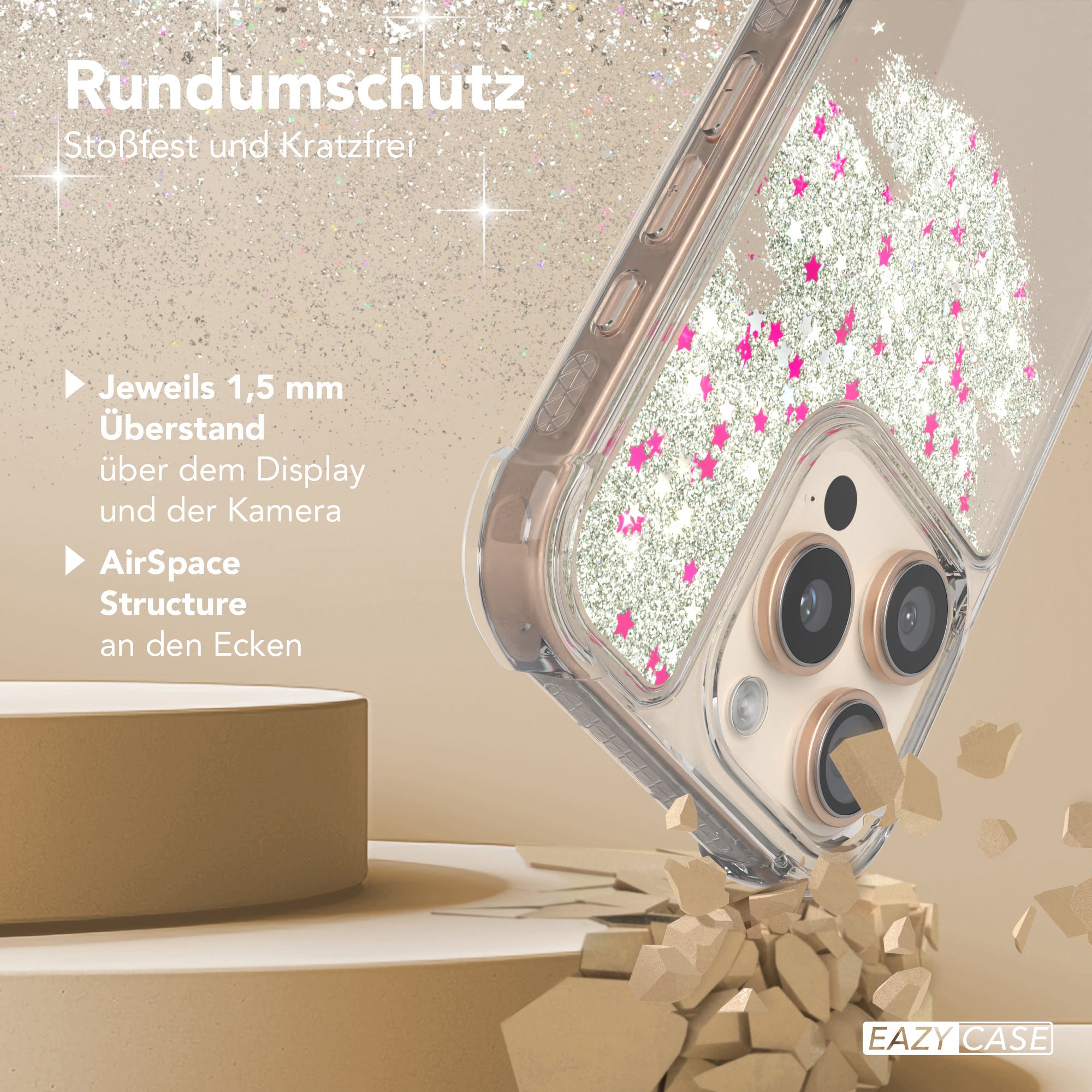 iPhone 16 Pro Glitzerhülle