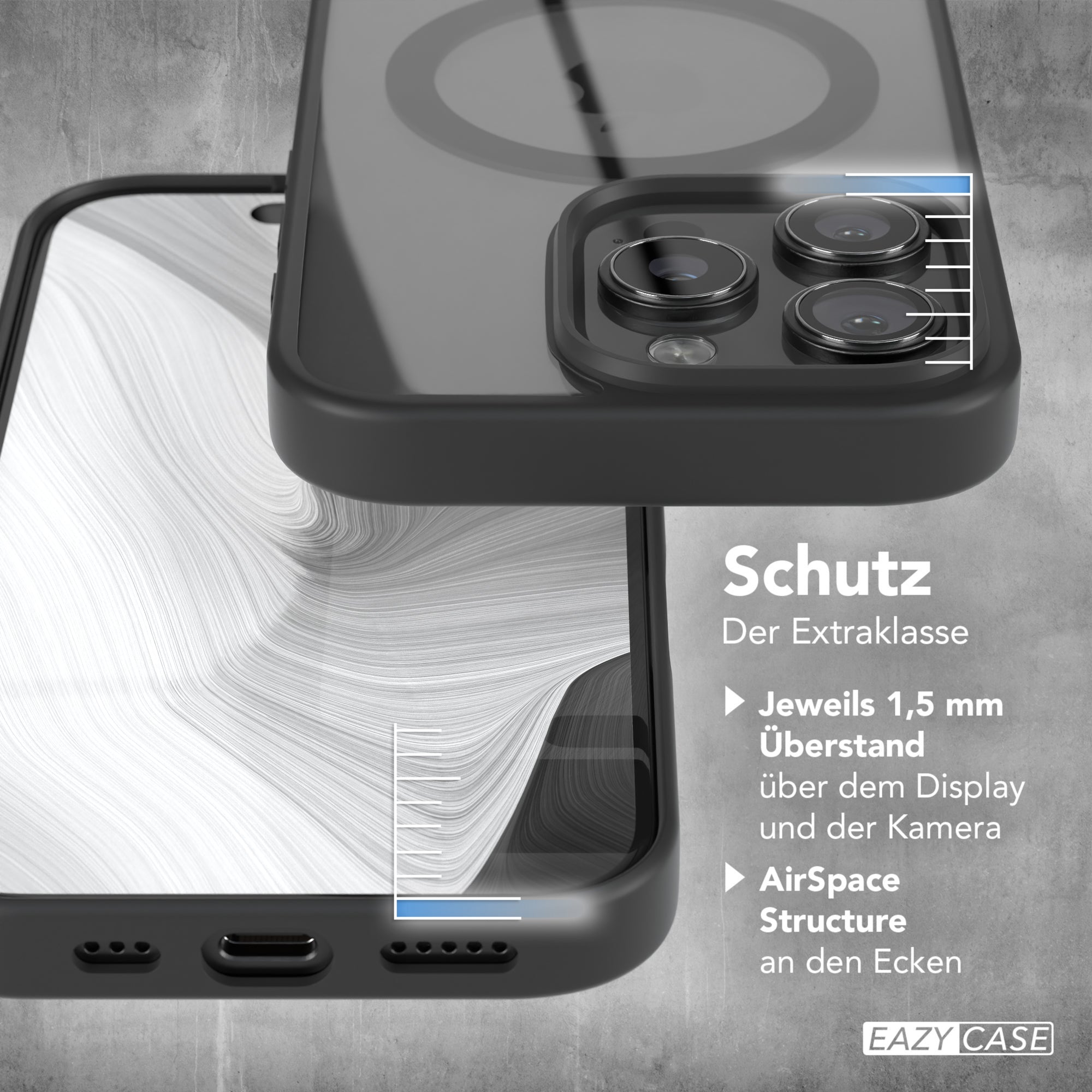 iPhone 16 Pro transparente Hülle mit MagSafe