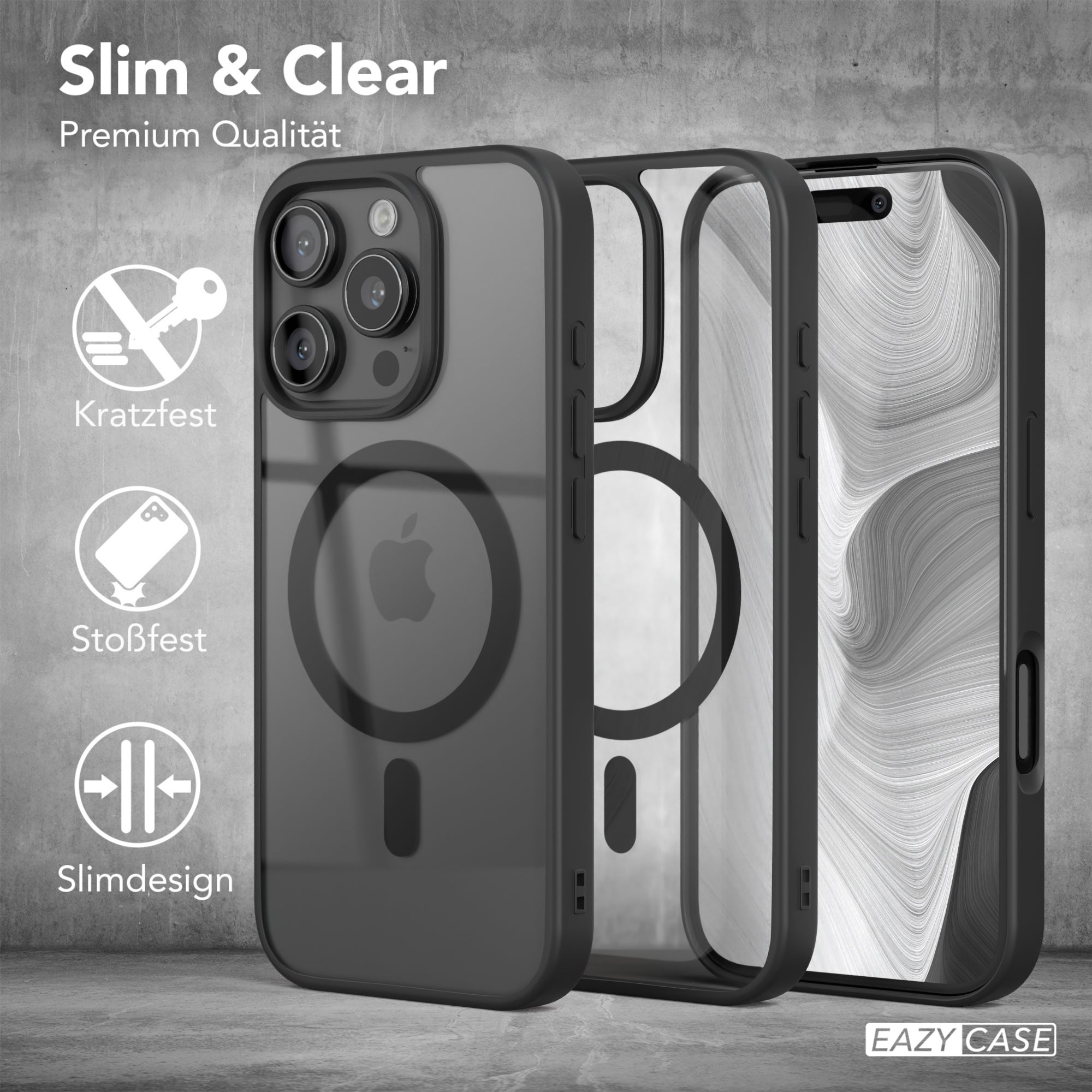 iPhone 16 Pro transparente Hülle mit MagSafe