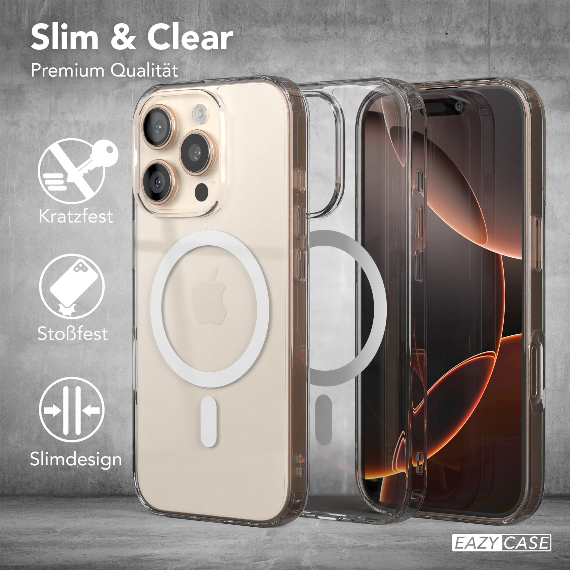 iPhone 16 Pro transparente Hülle mit MagSafe