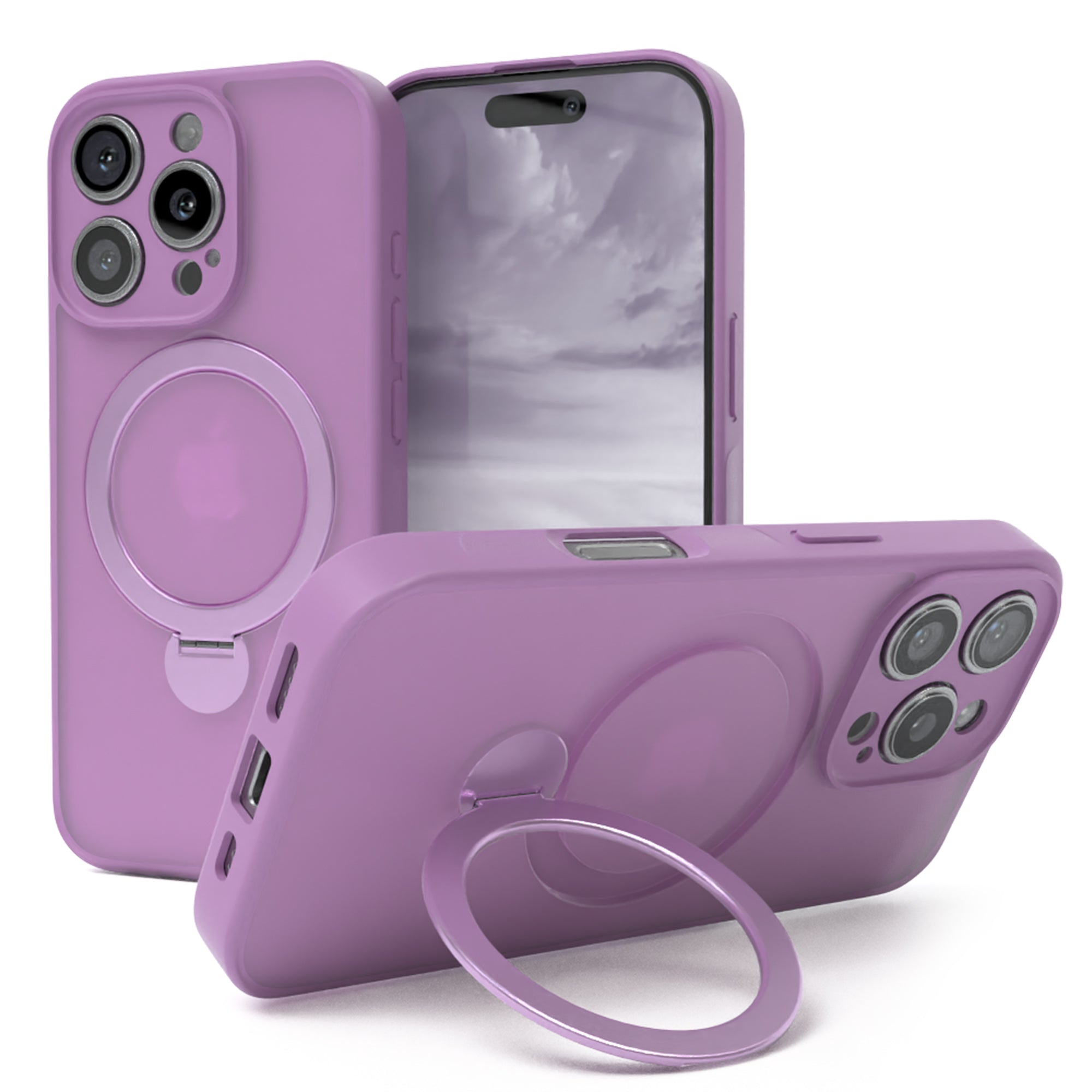 iPhone 16 Pro Outdoor Hülle + drehbarer Ring mit MagSafe