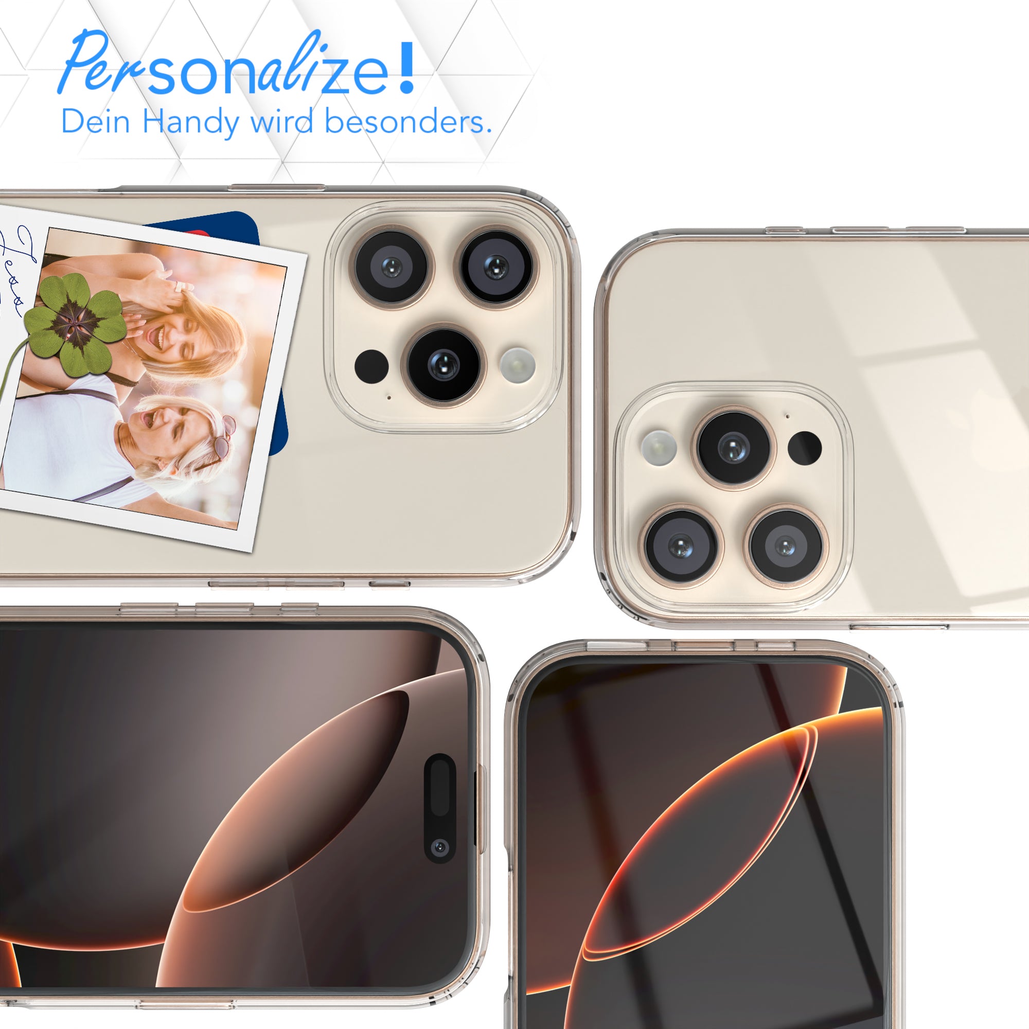 iPhone 16 Serie Silikonhülle Transparent