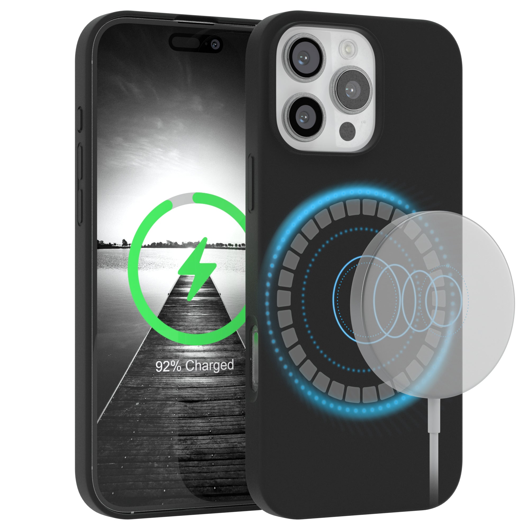 iPhone 16 Pro Max premium Silikonhülle mit MagSafe