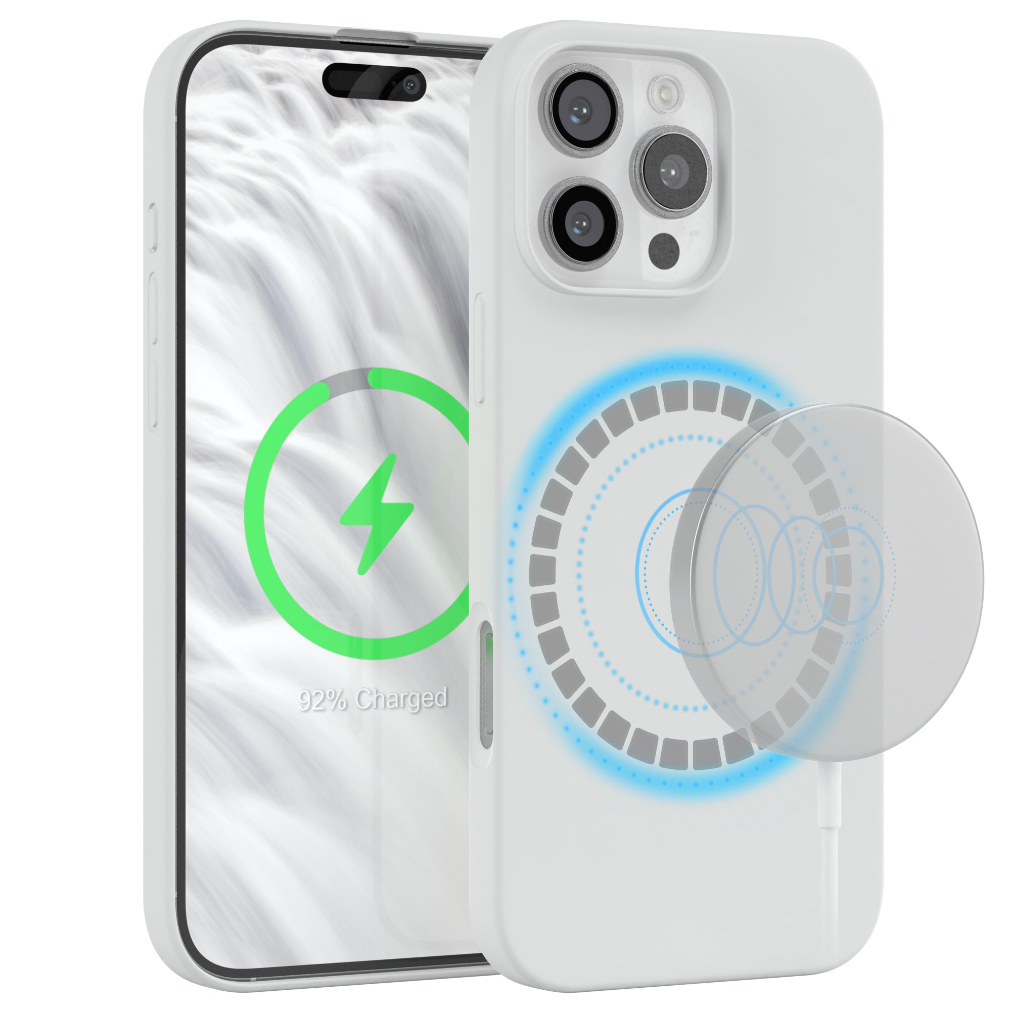 iPhone 16 Pro Max premium Silikonhülle mit MagSafe