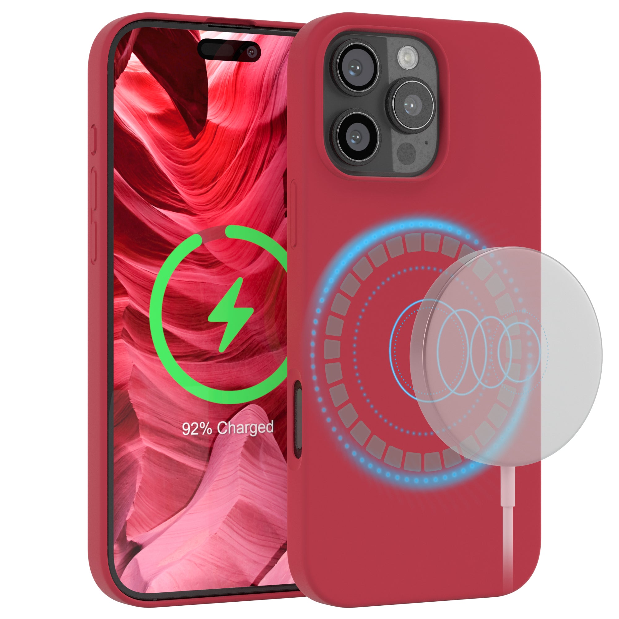 iPhone 16 Pro Max premium Silikonhülle mit MagSafe