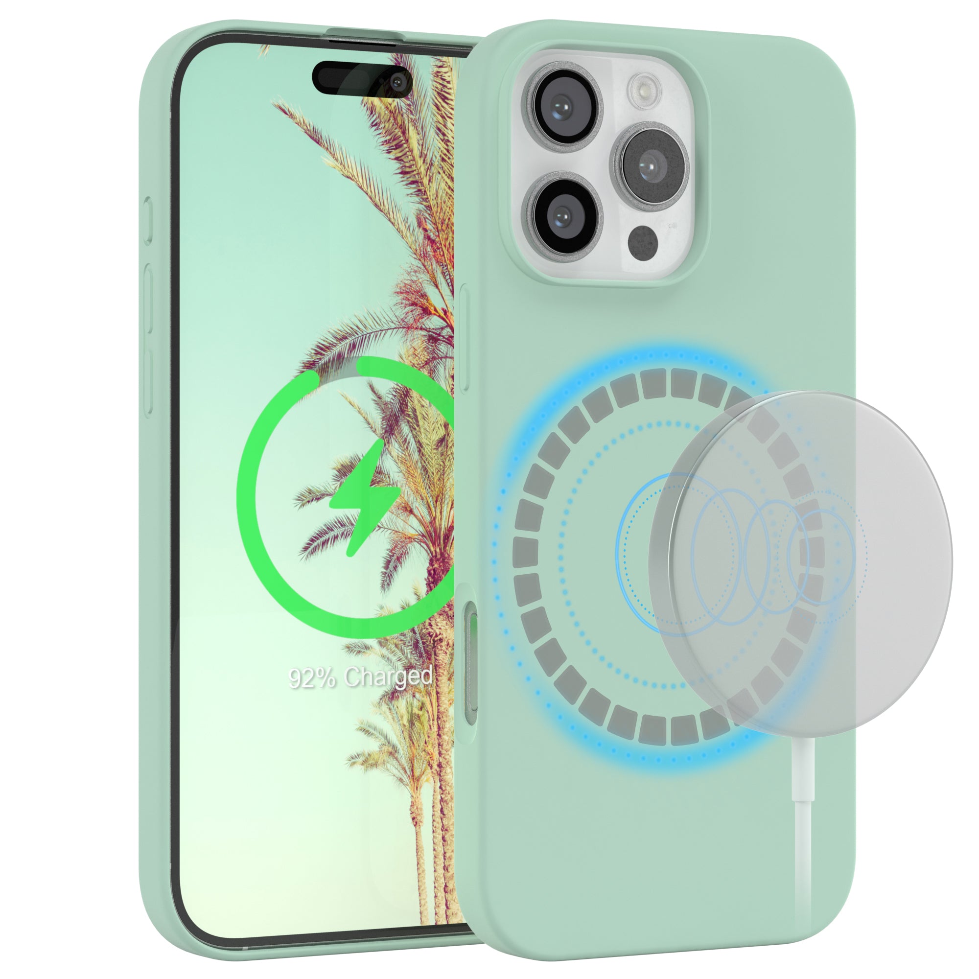 iPhone 16 Pro Max premium Silikonhülle mit MagSafe