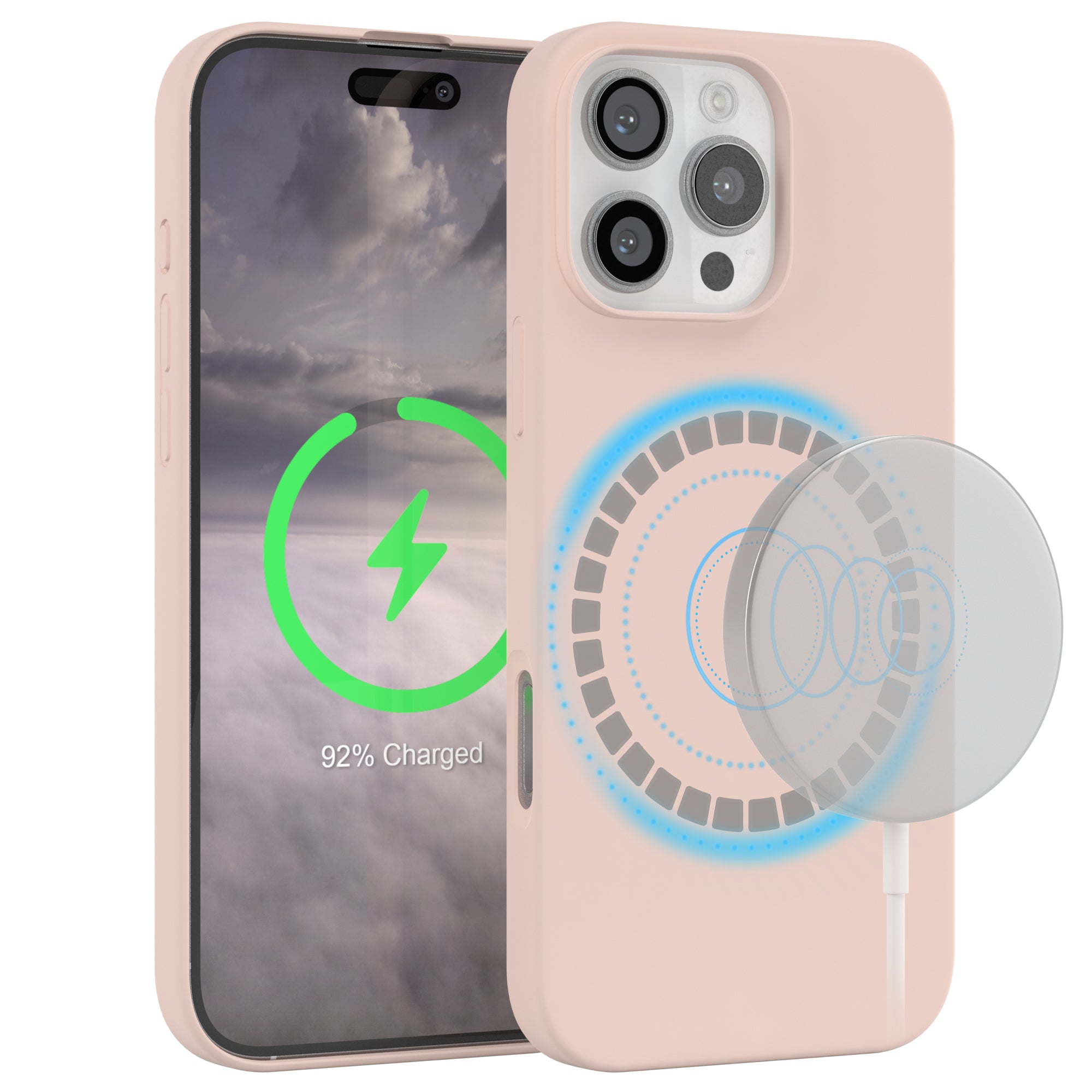 iPhone 16 Pro Max premium Silikonhülle mit MagSafe