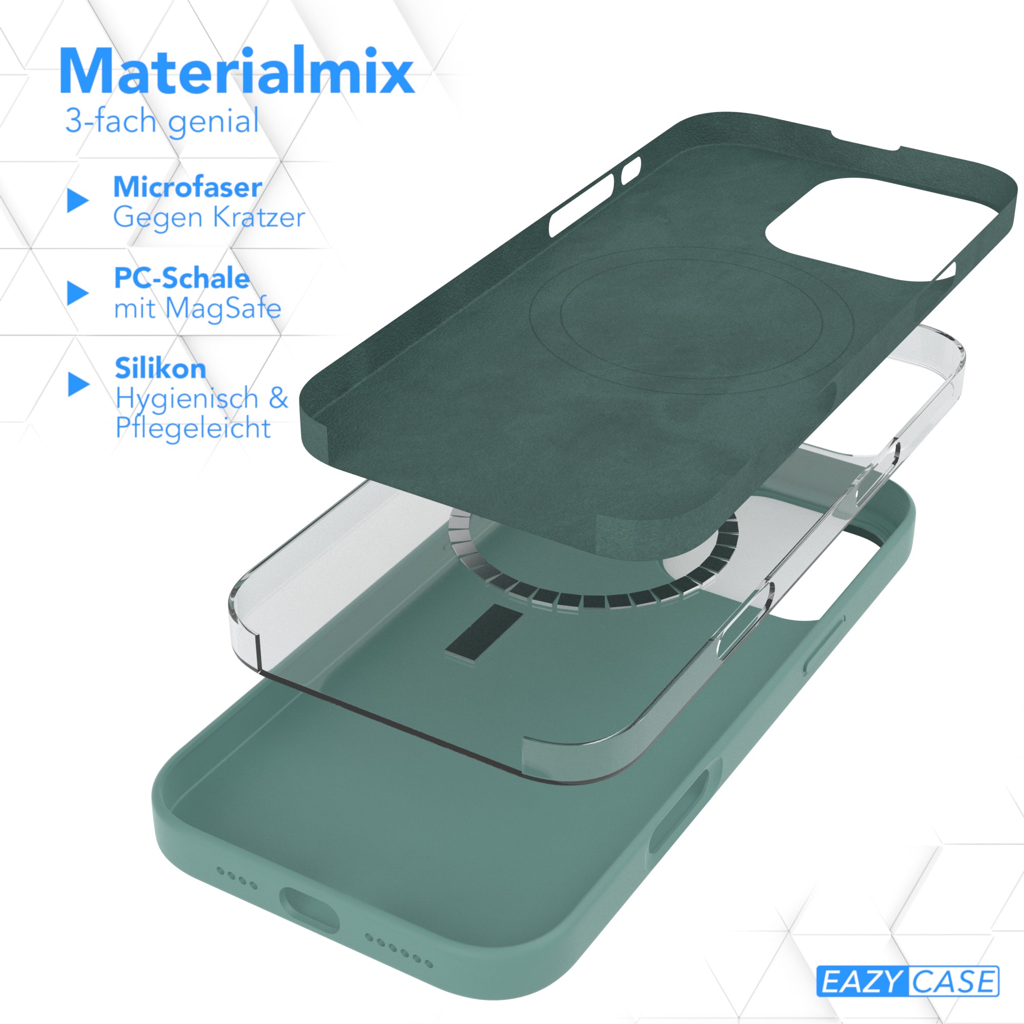 iPhone 16 Pro Max premium Silikonhülle mit MagSafe