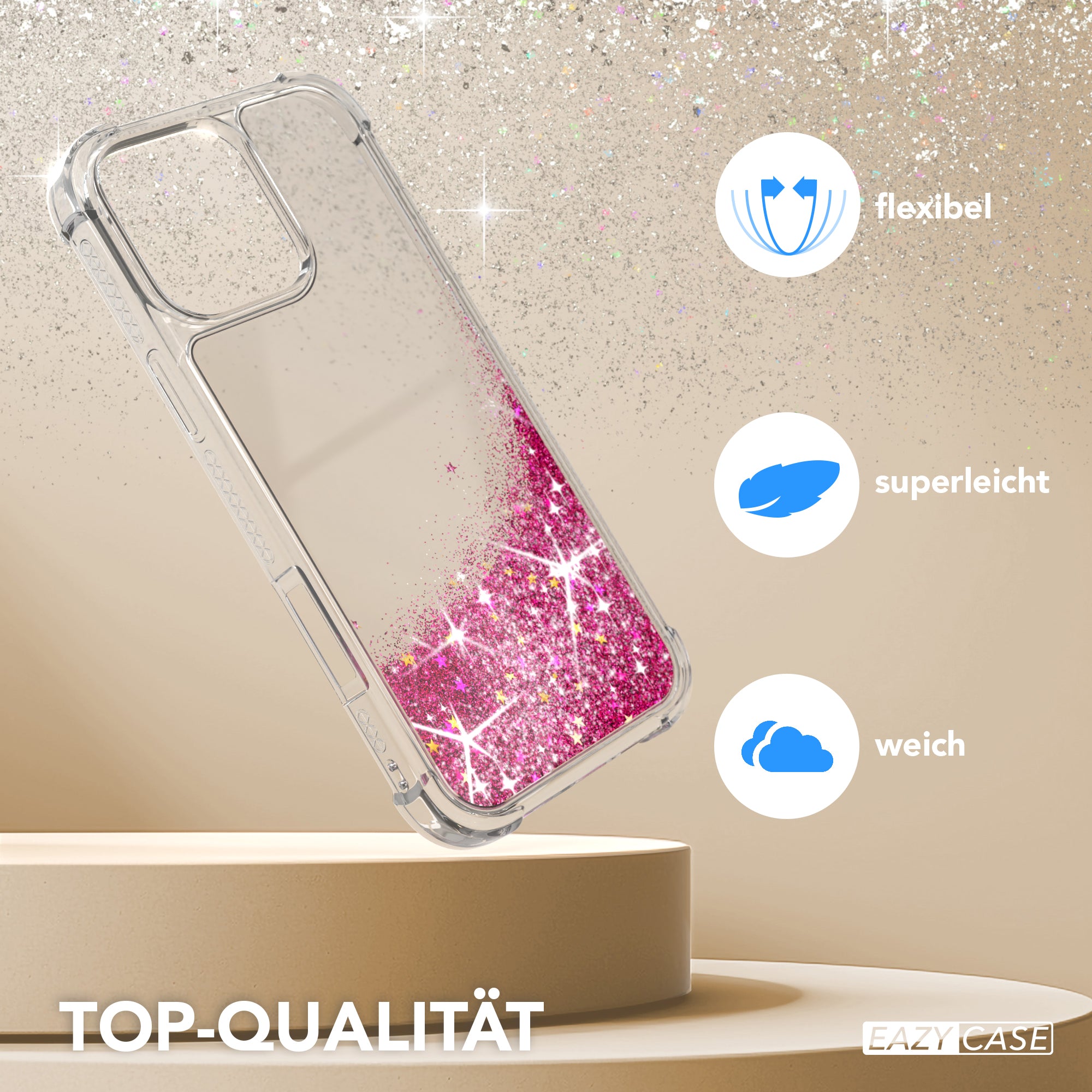 iPhone 16 Pro Max Glitzerhülle