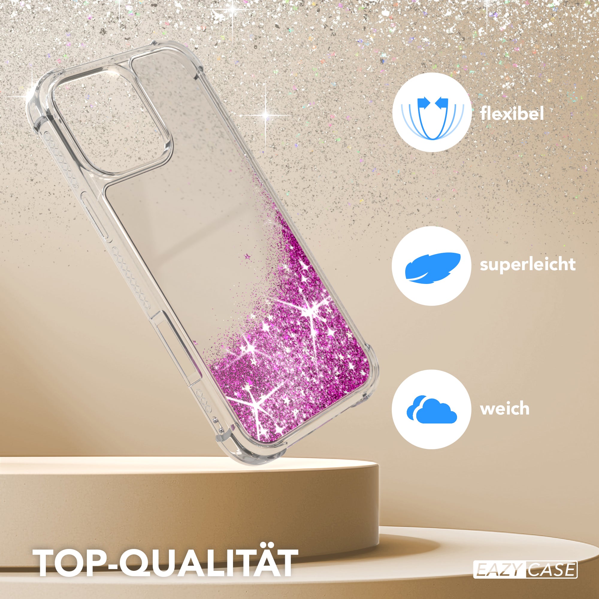 iPhone 16 Pro Max Glitzerhülle